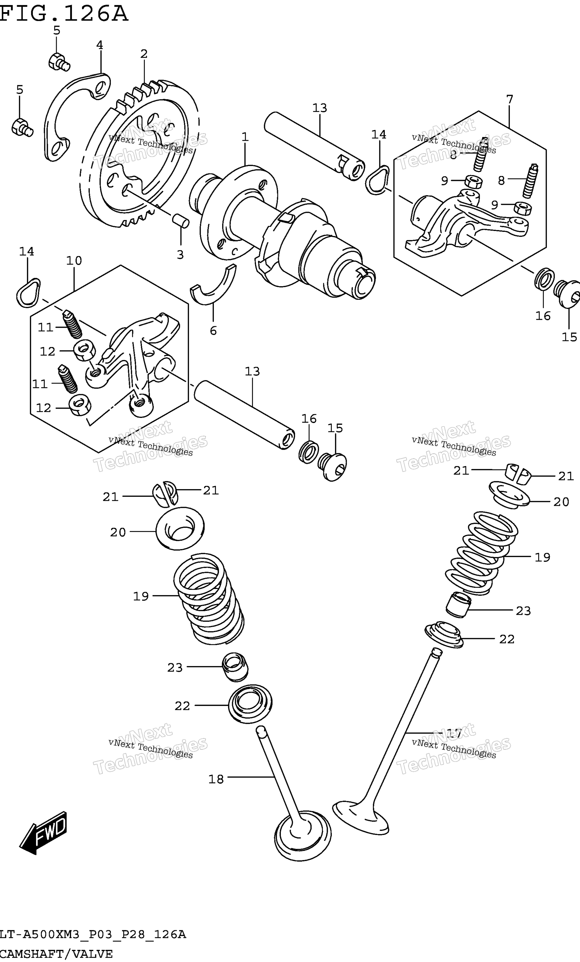 Camshaft / клапан