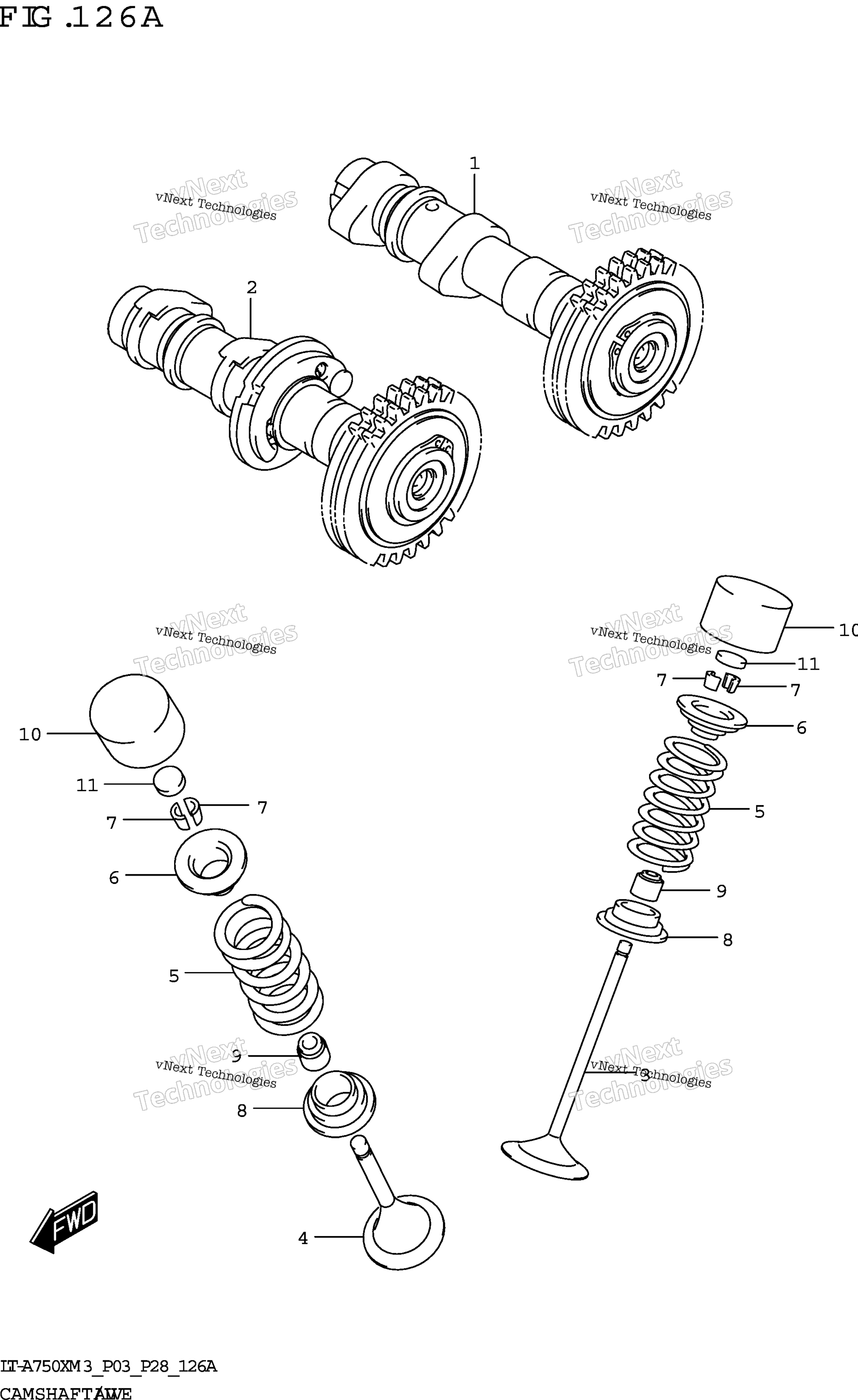 Camshaft / клапан