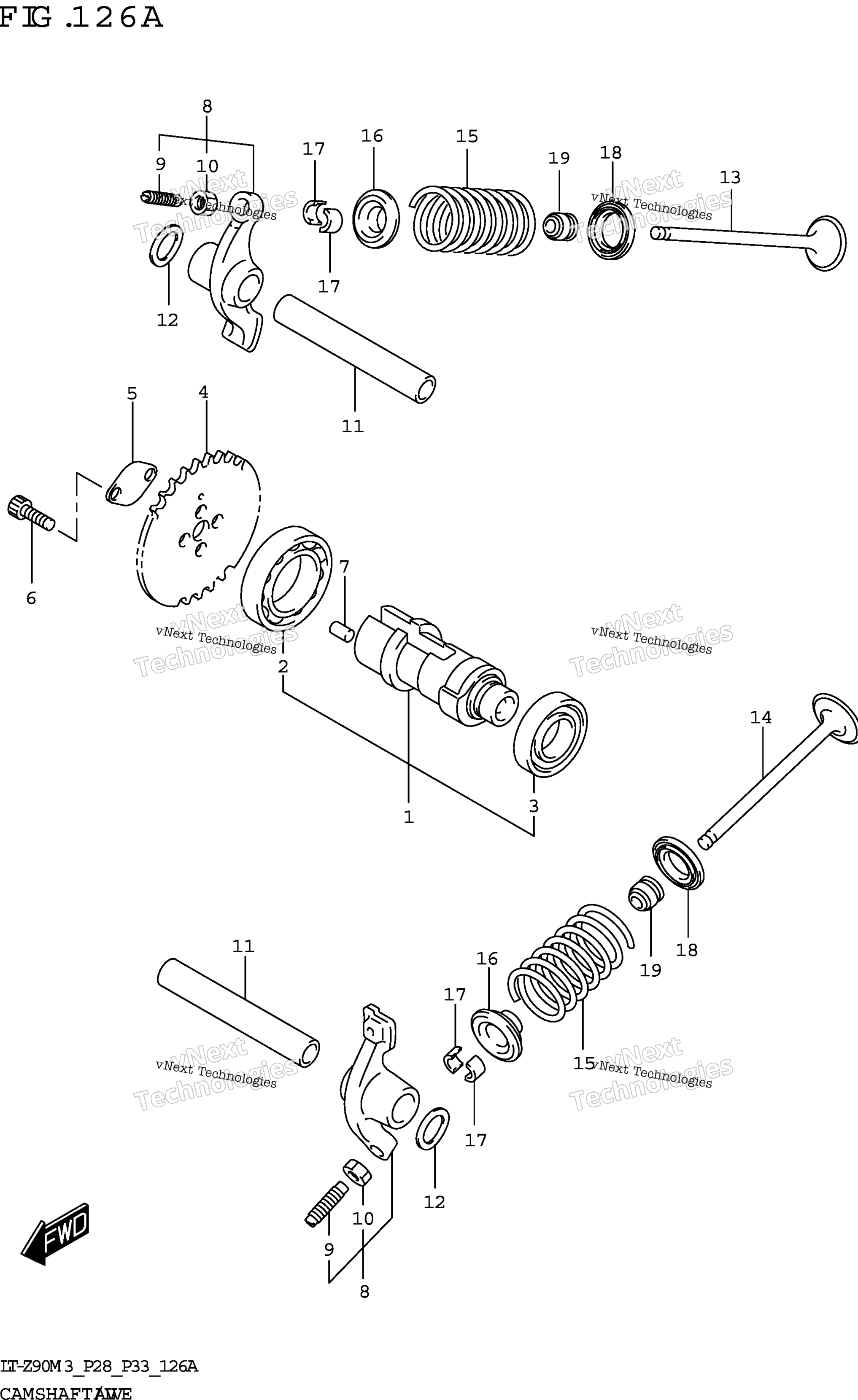Camshaft / клапан