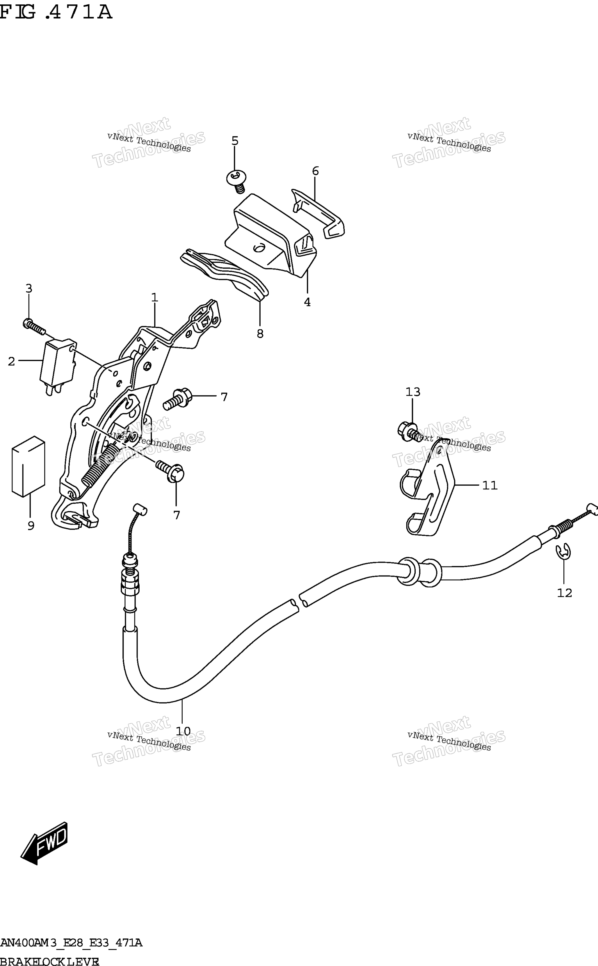 Тормоз Lock Lever
