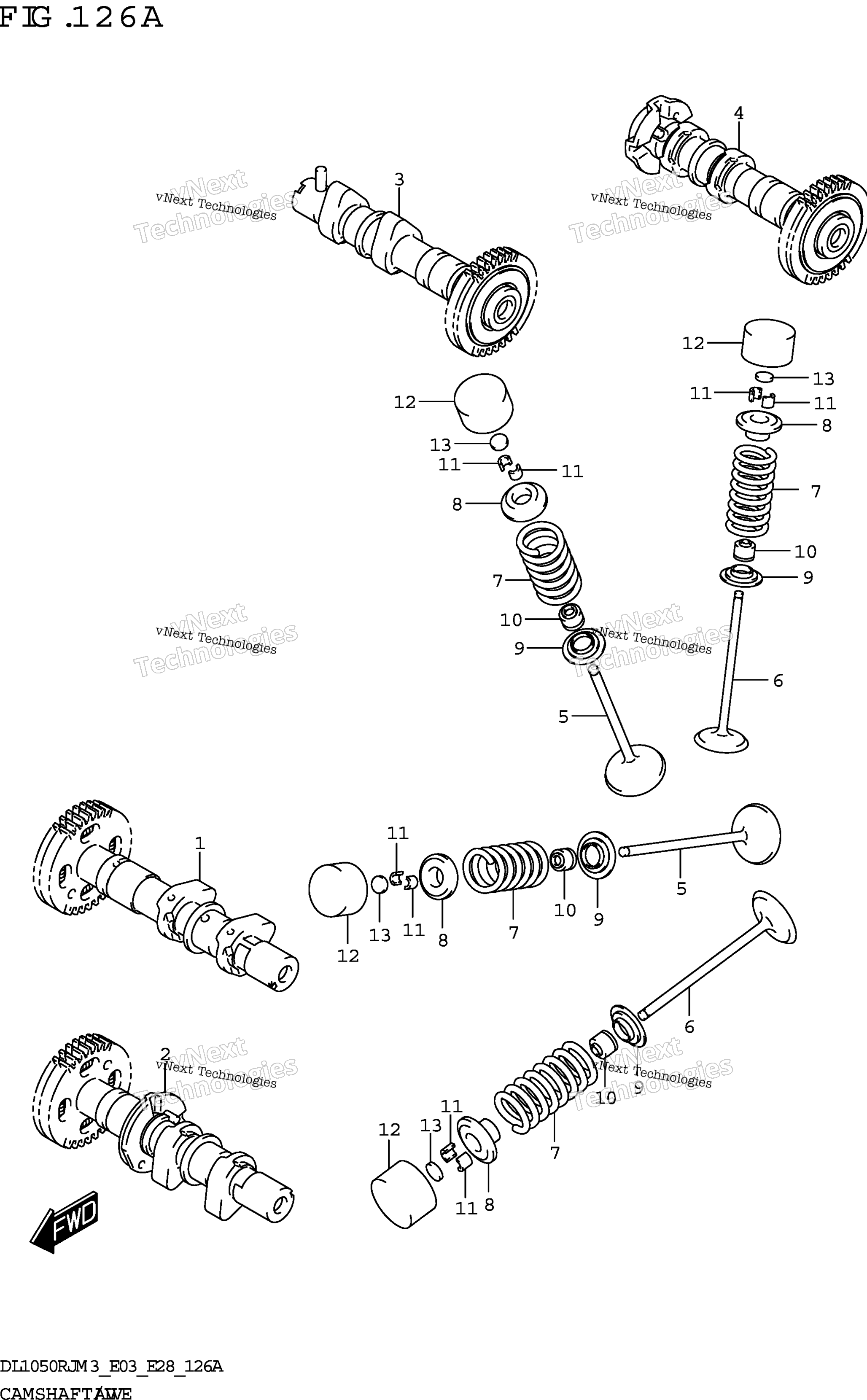 Camshaft / клапан