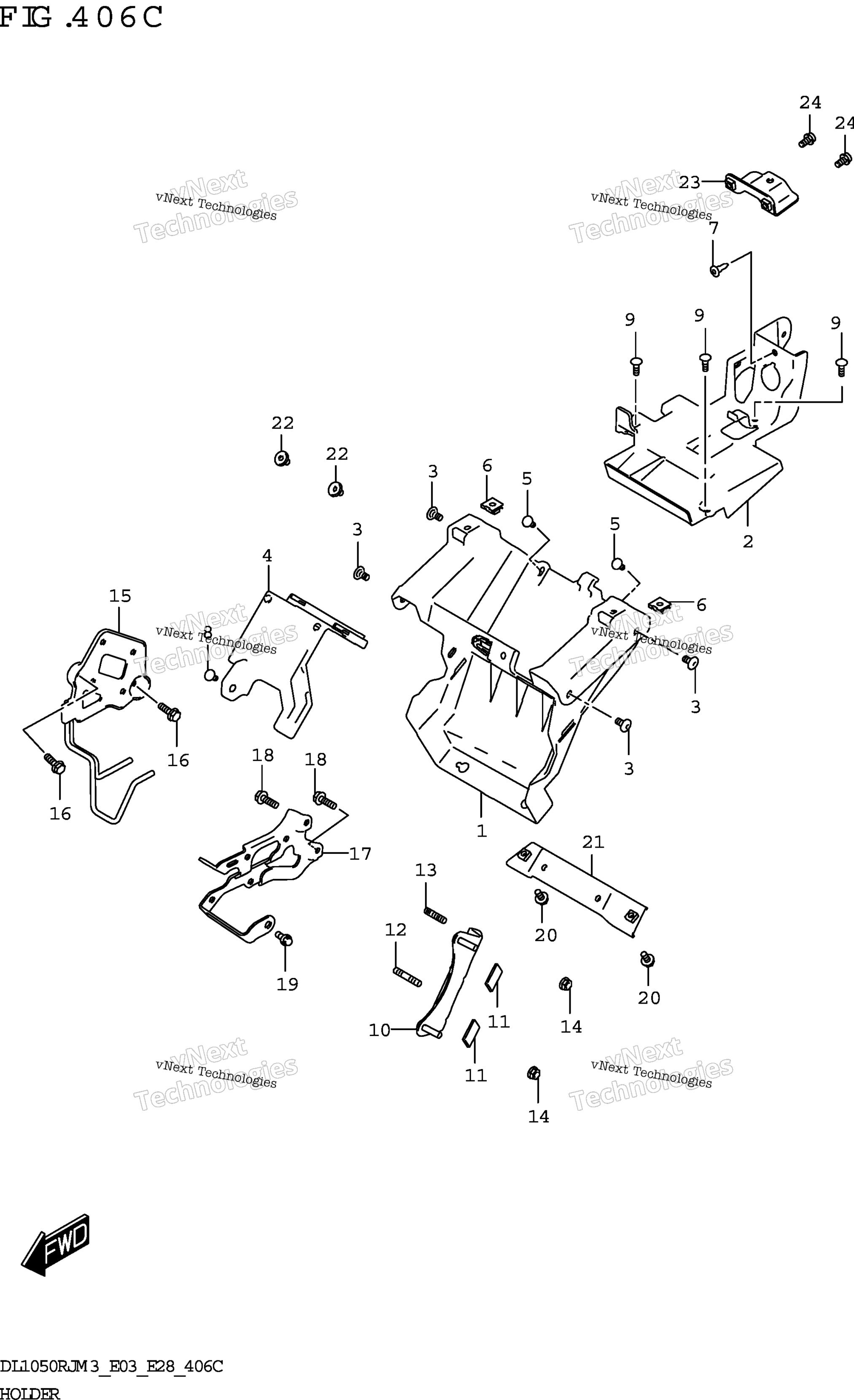 держатель (Dl1050rj)