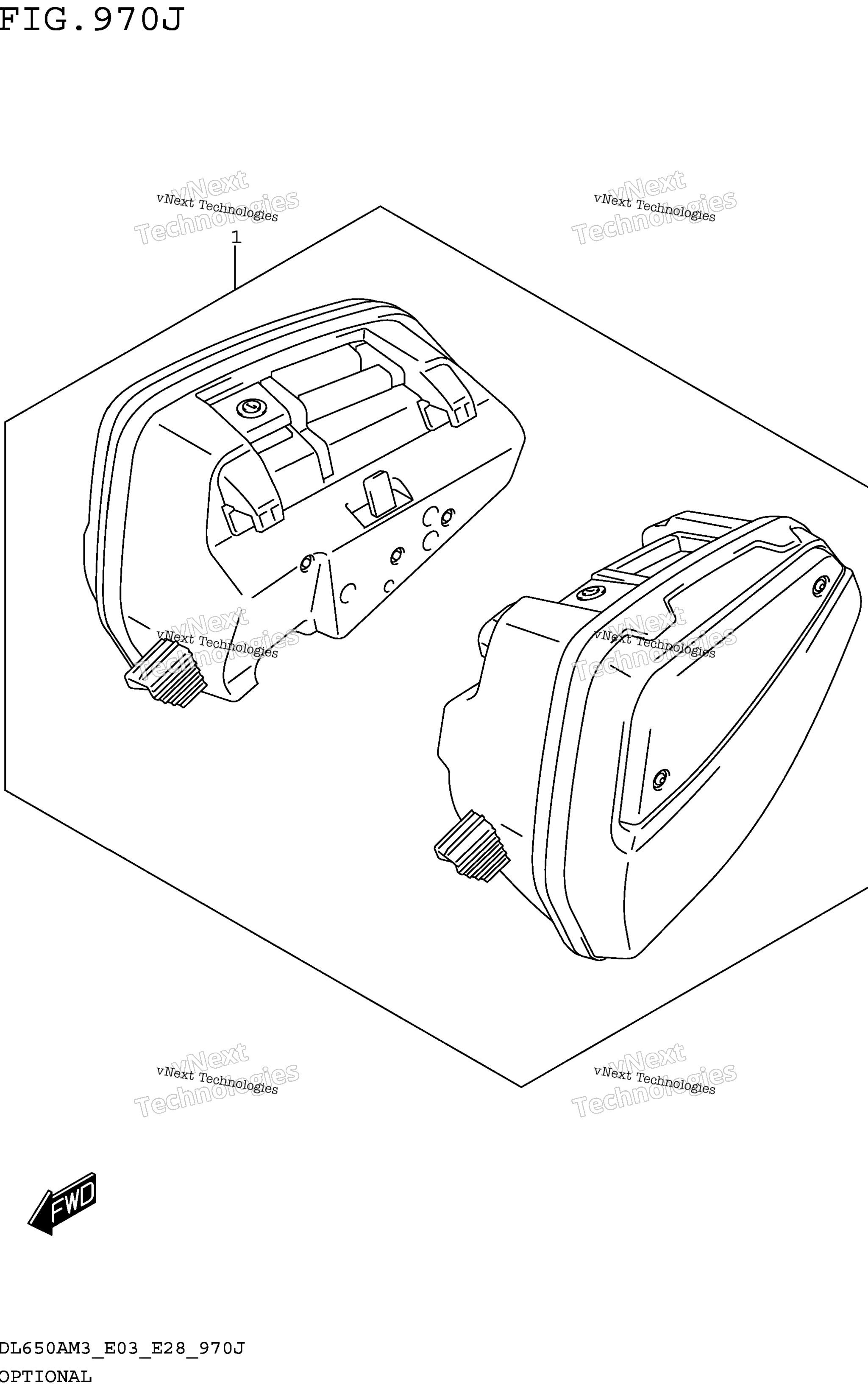 Опциональное оборудование (Side Case Set)
