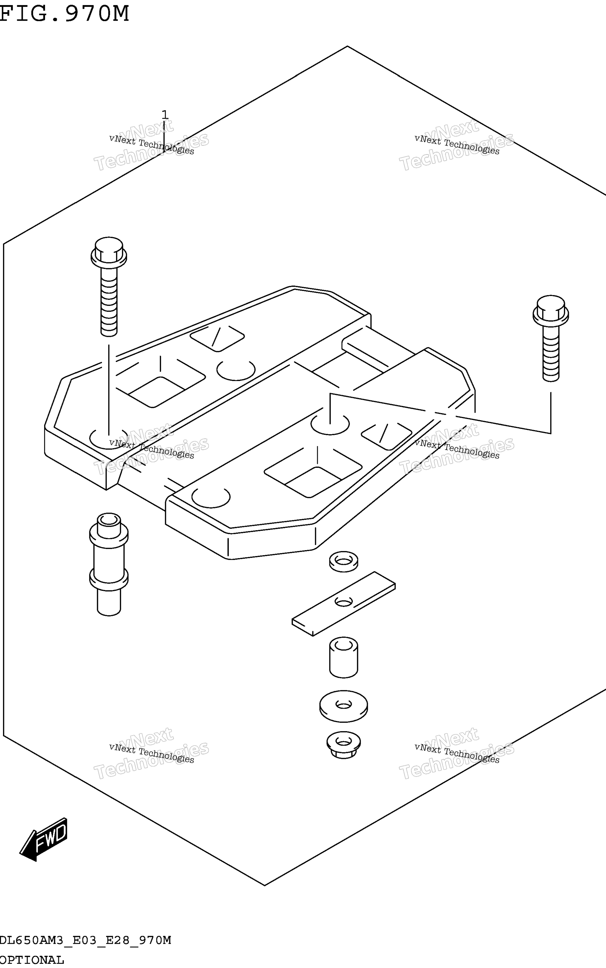 Опциональное оборудование (Top Case Bracket Set)