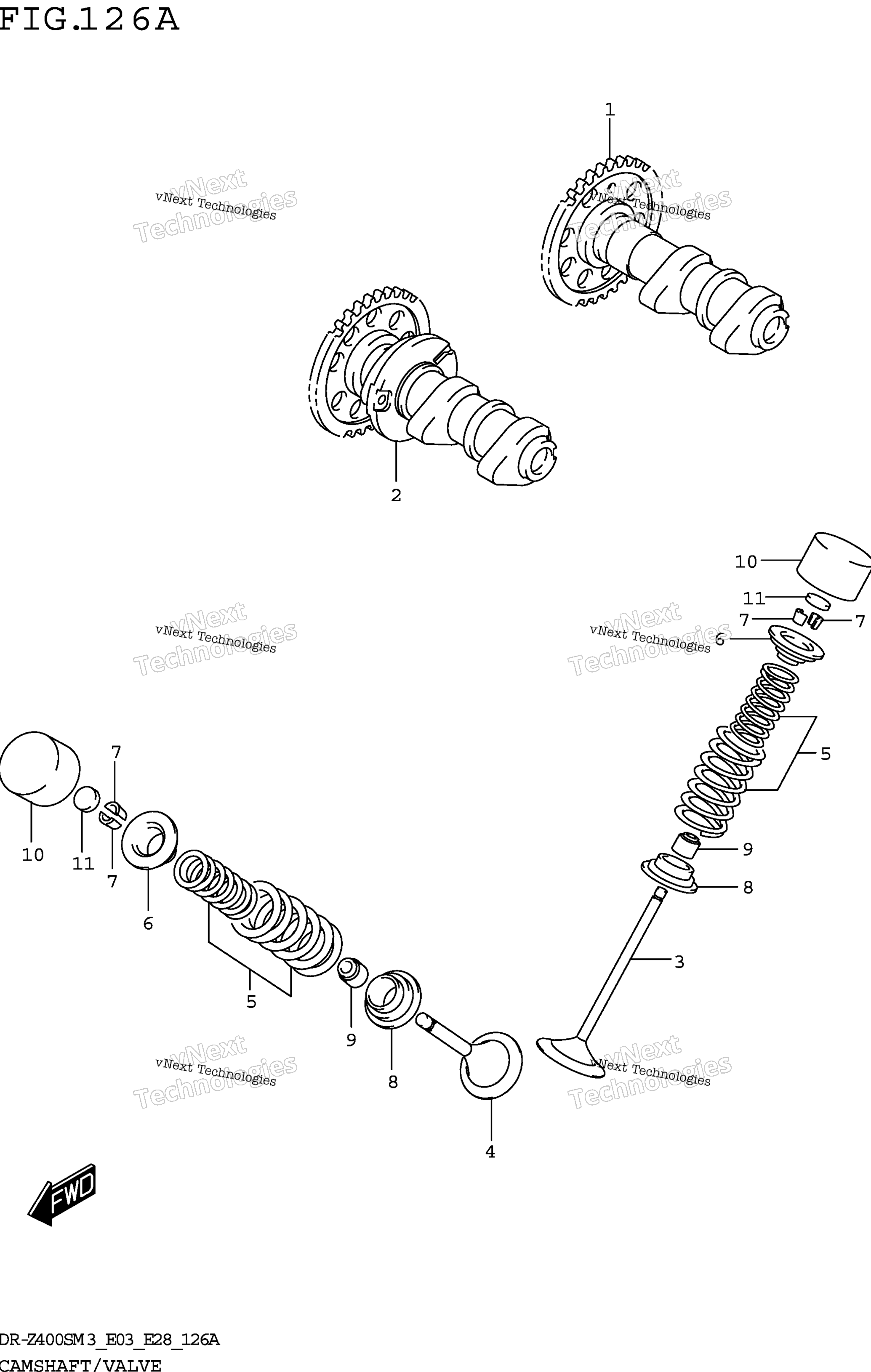 Camshaft / клапан