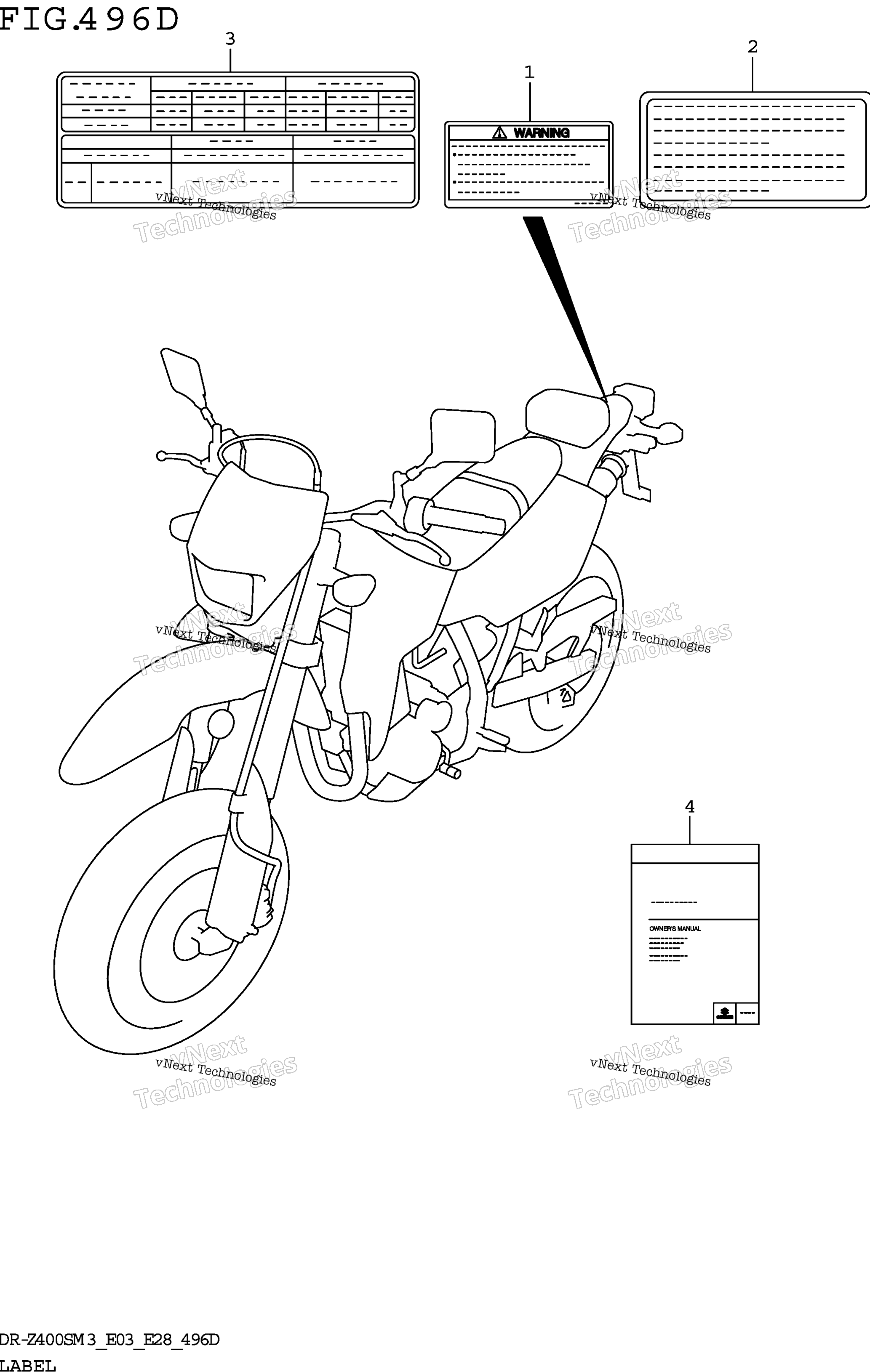 Шильдик (Dr-Z400smm3 E03)