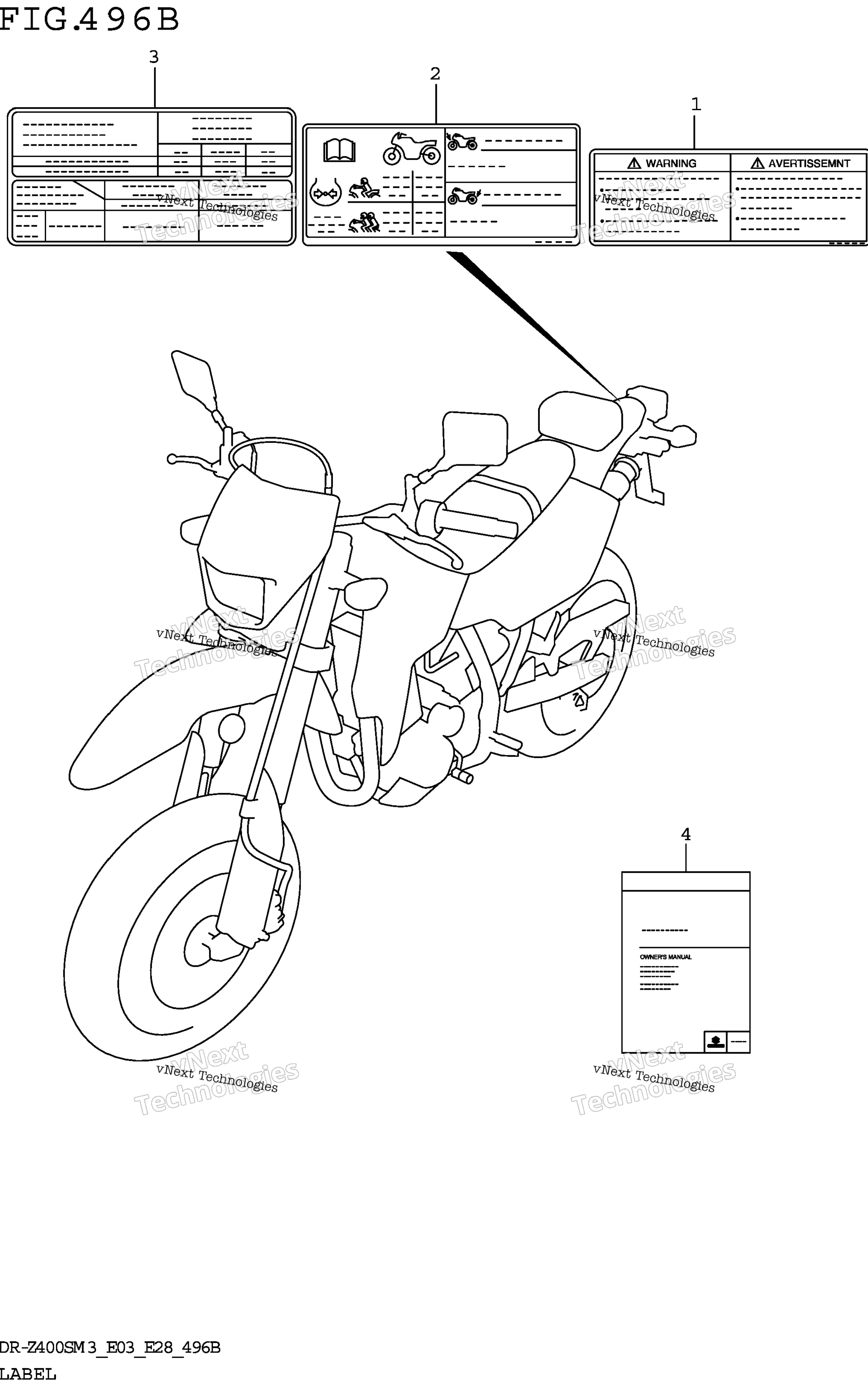 Шильдик (Dr-Z400sm3 E28)