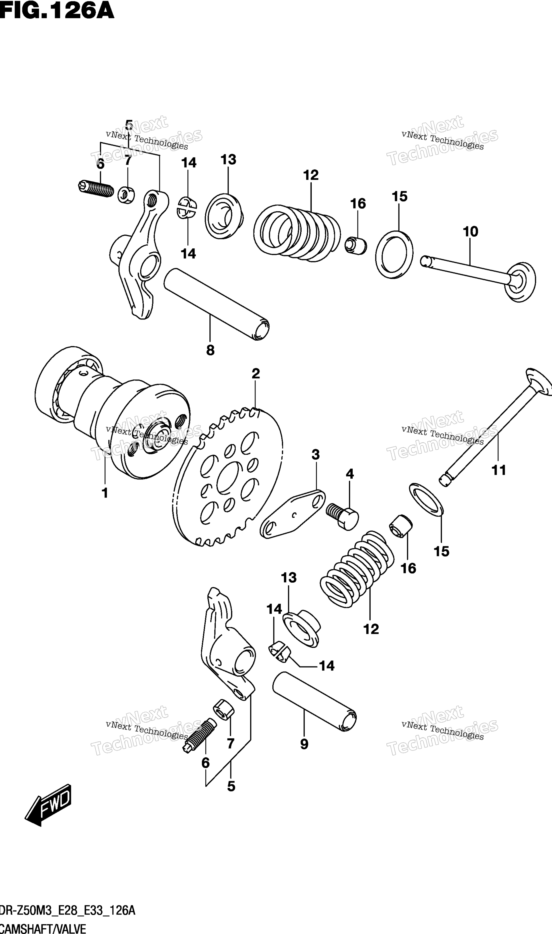 Camshaft / клапан