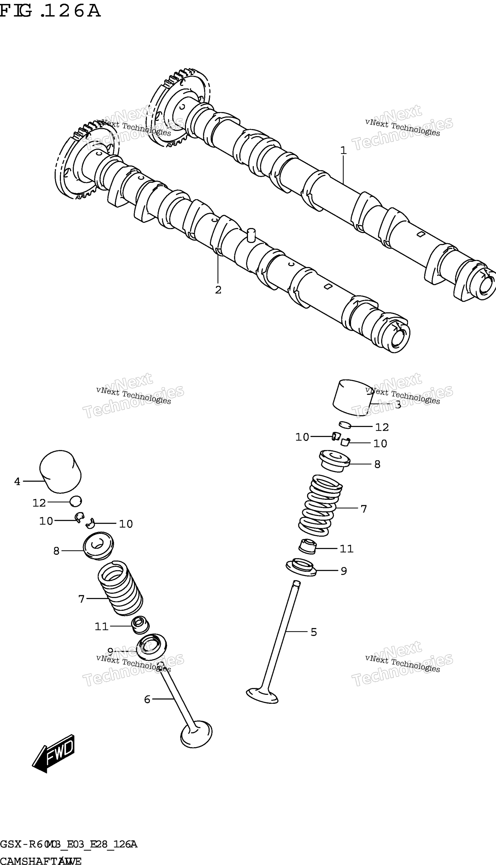 Camshaft / клапан