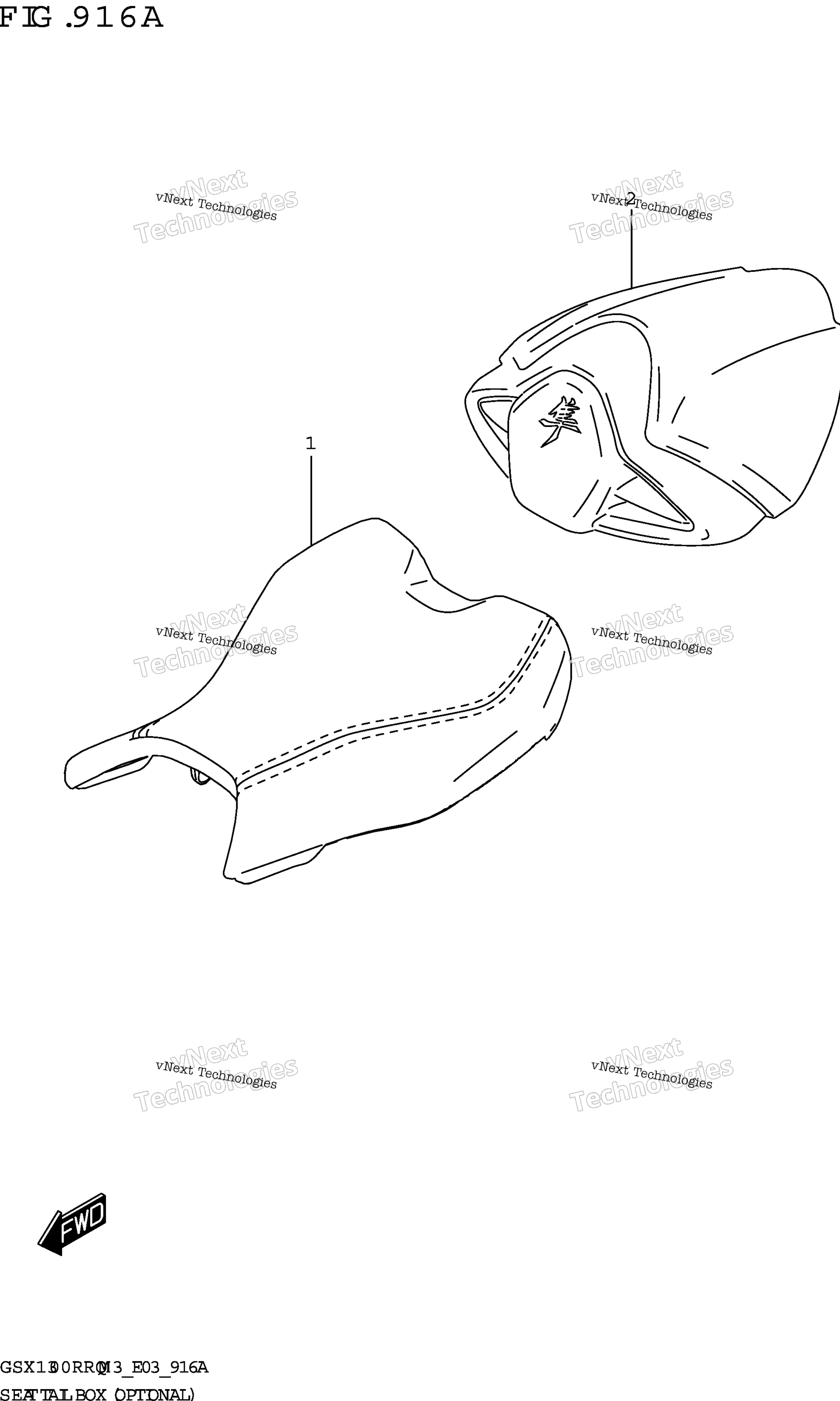 сиденье Tail Box (Optional)