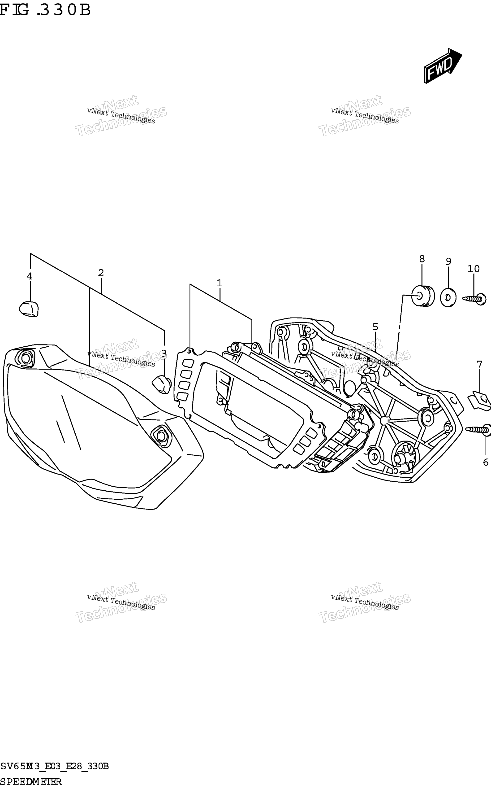 Спидометр (Sv650a:E33)