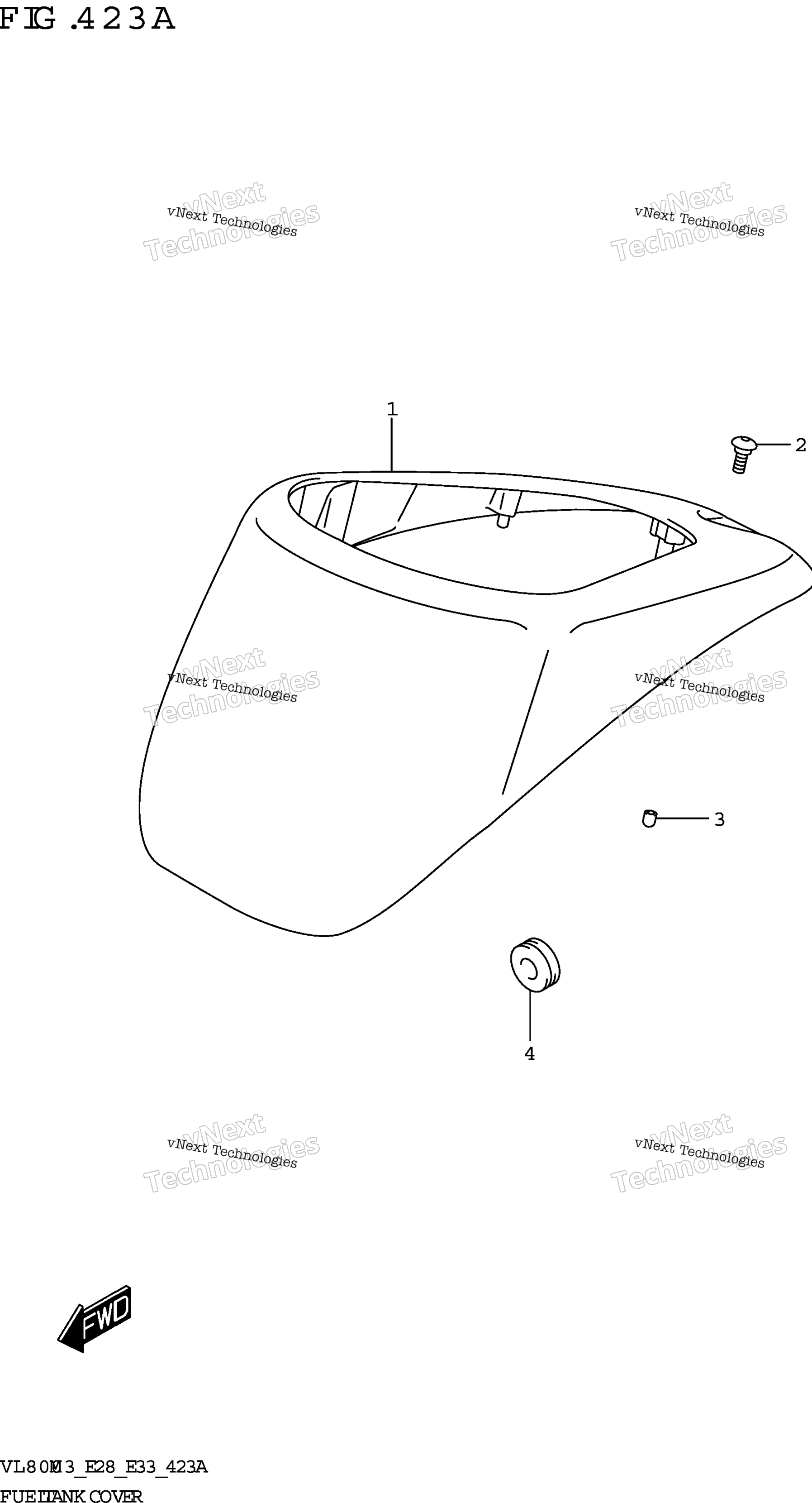 Топливная система Tank Cover