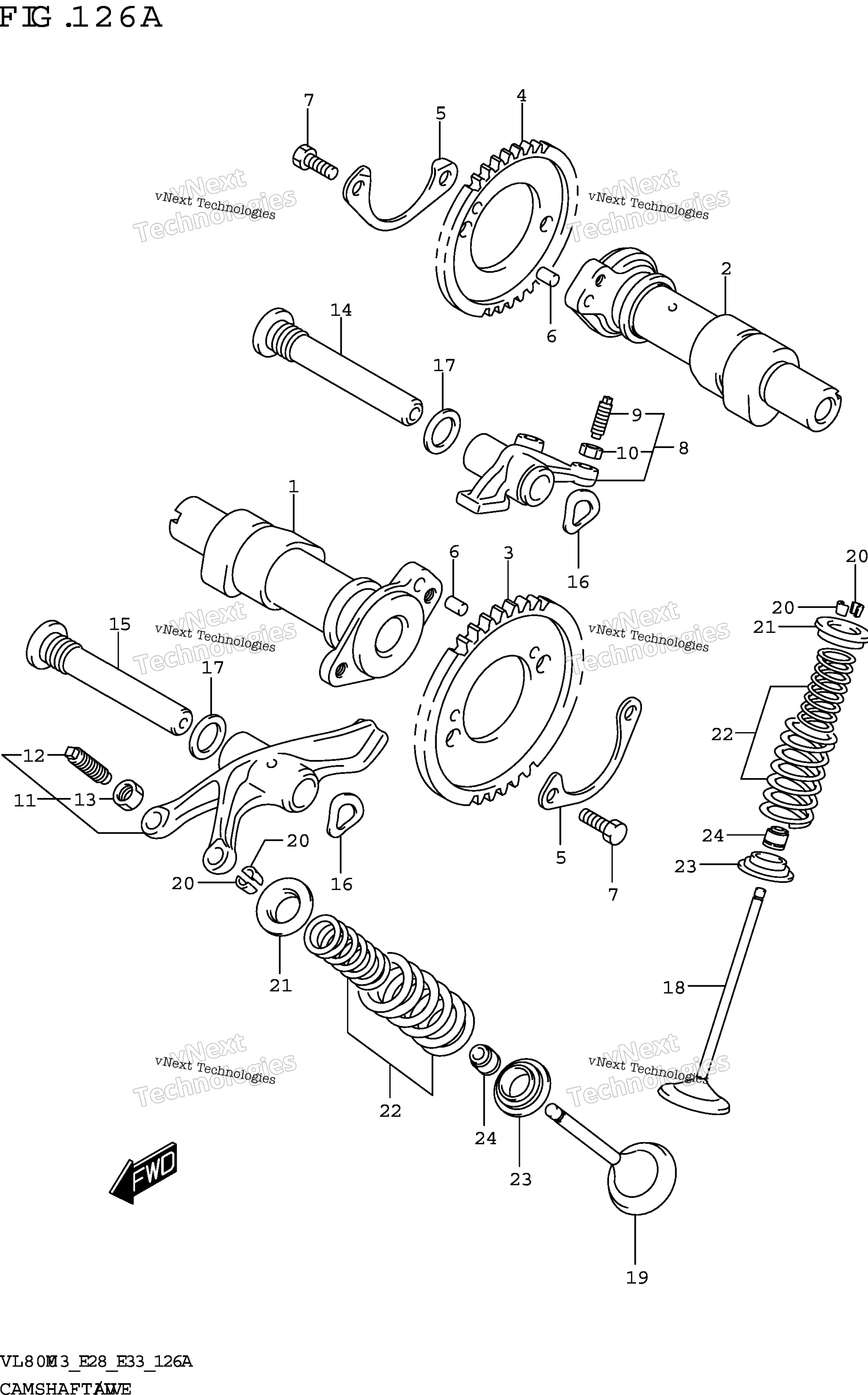 Camshaft / клапан