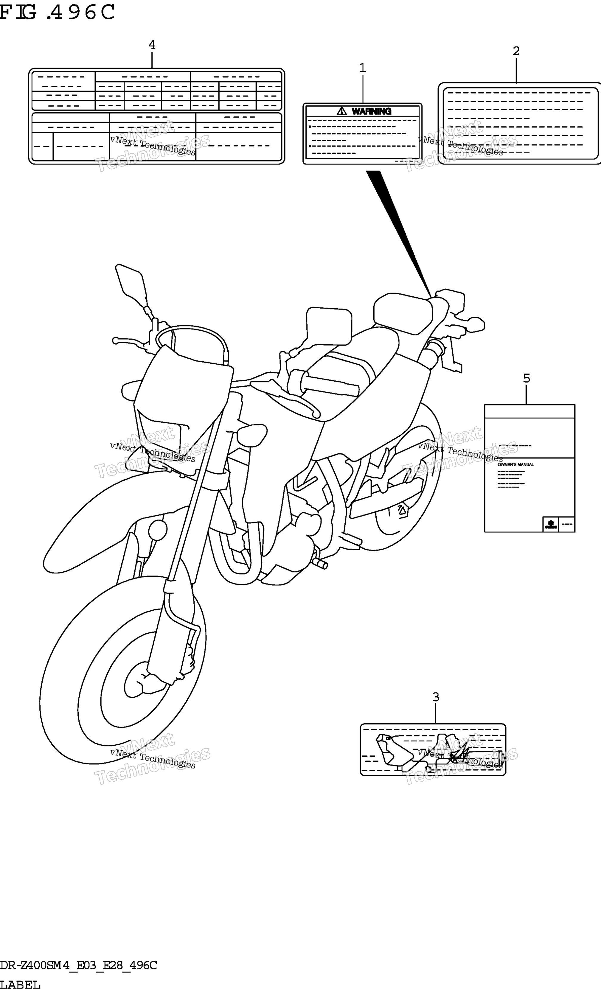 Шильдик (Dr-Z400s:E33)