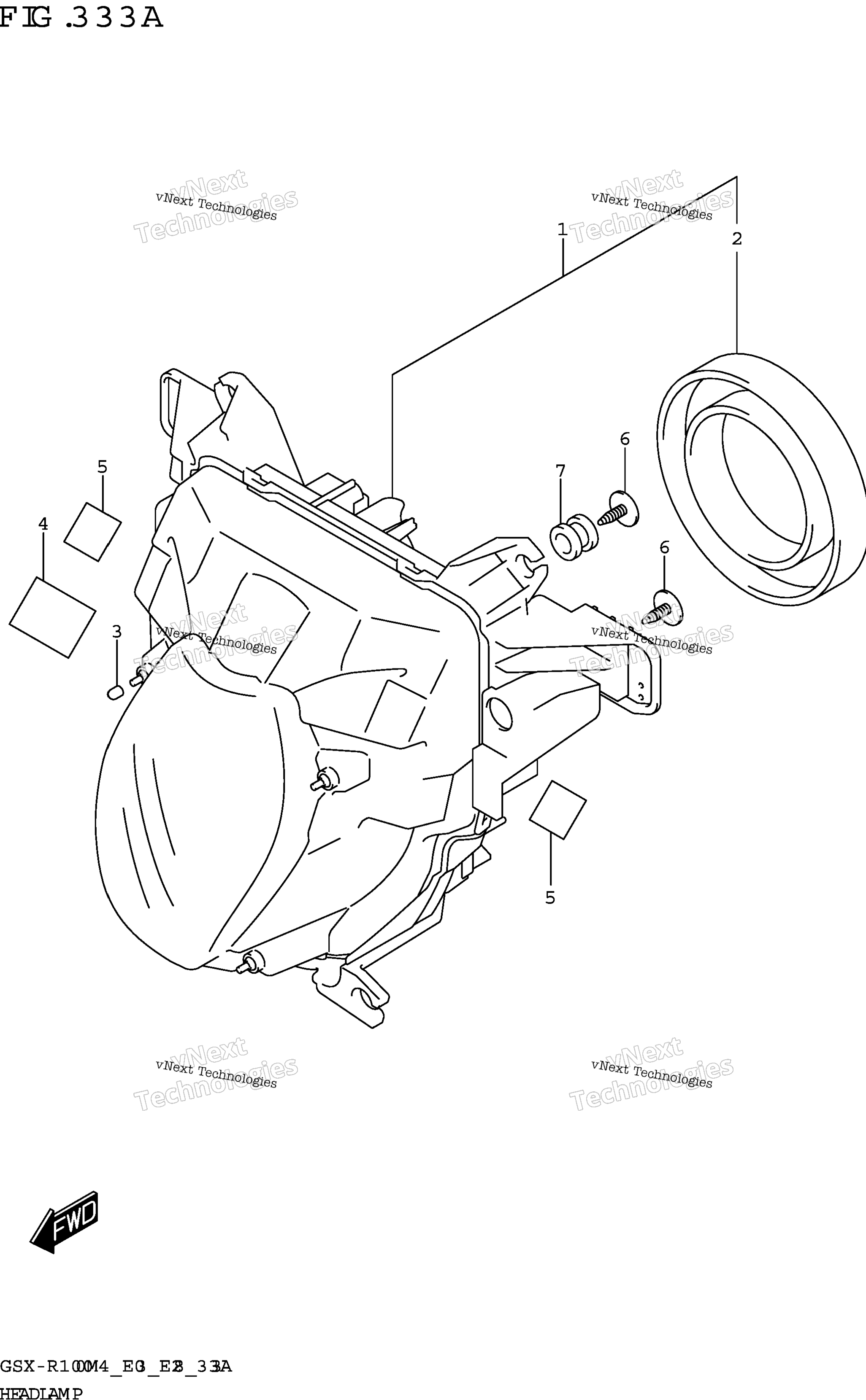 Фара (Gsx-R1000a)