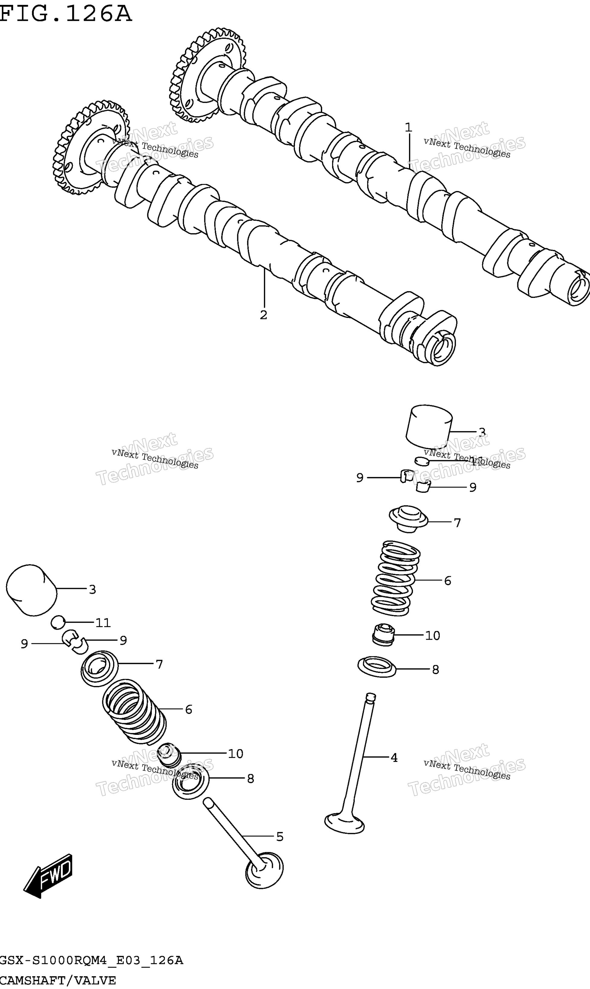 Camshaft / клапан