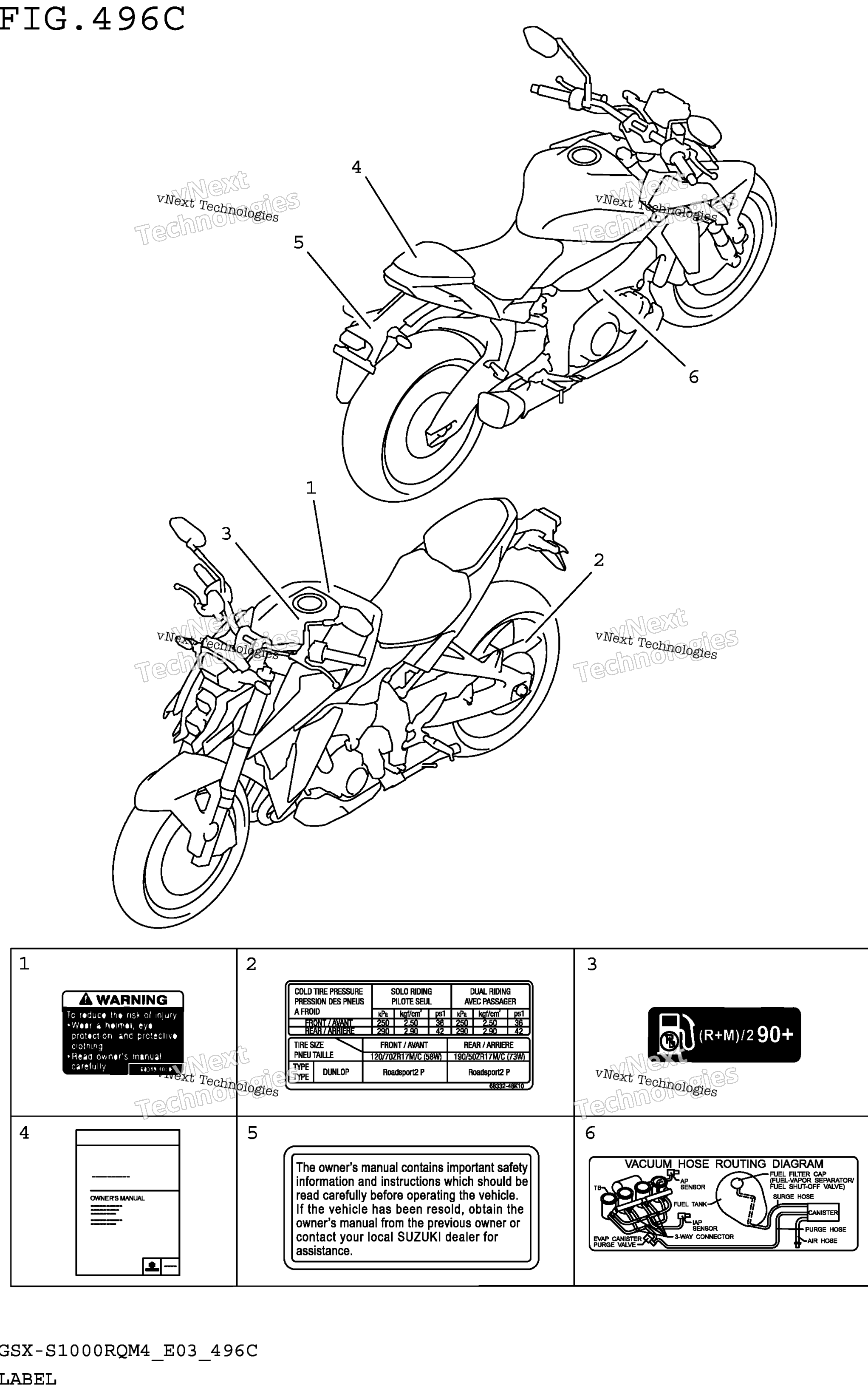 Шильдик (Gsx-S1000rqm4 E33)