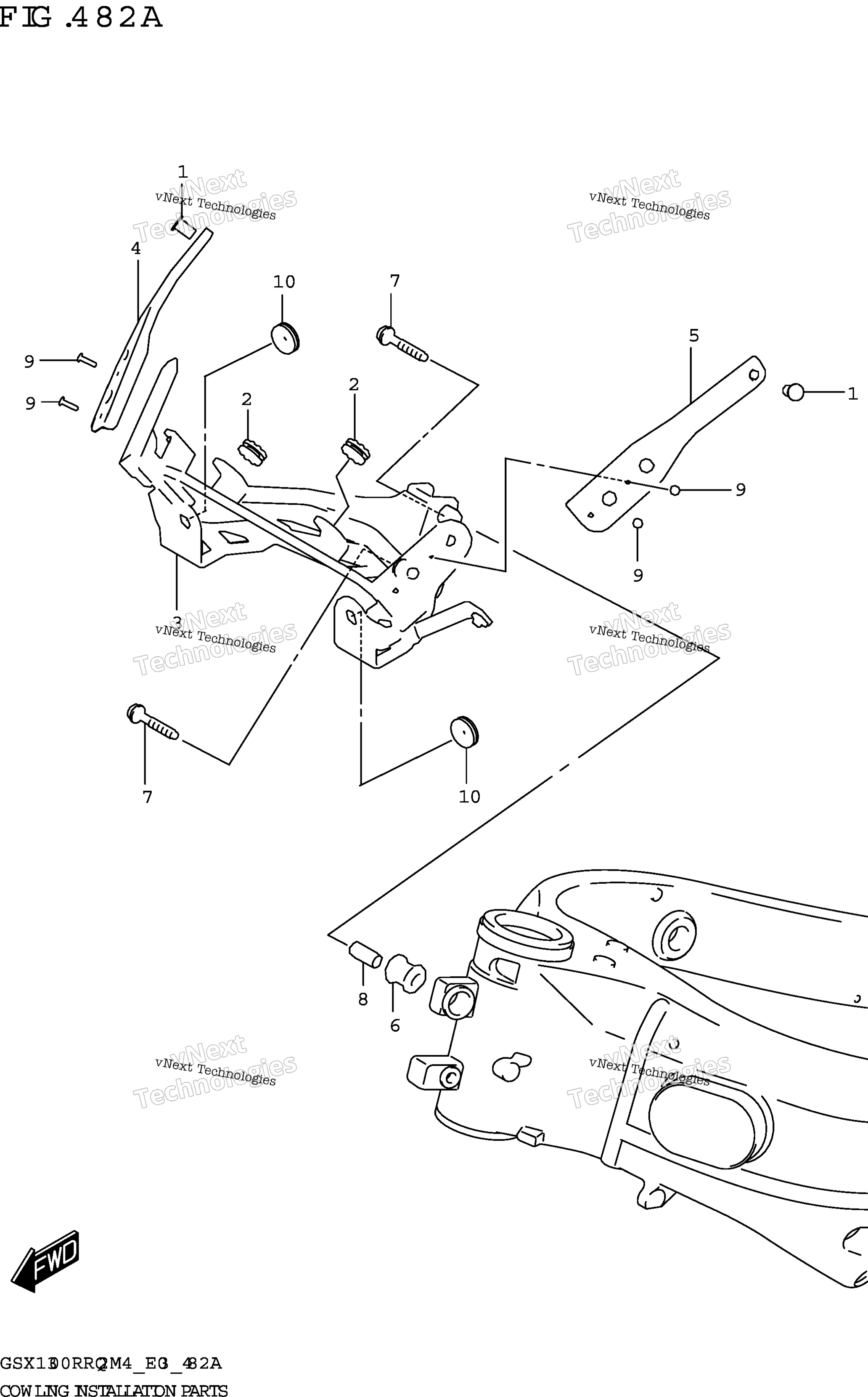 Обтекатель Installation Parts