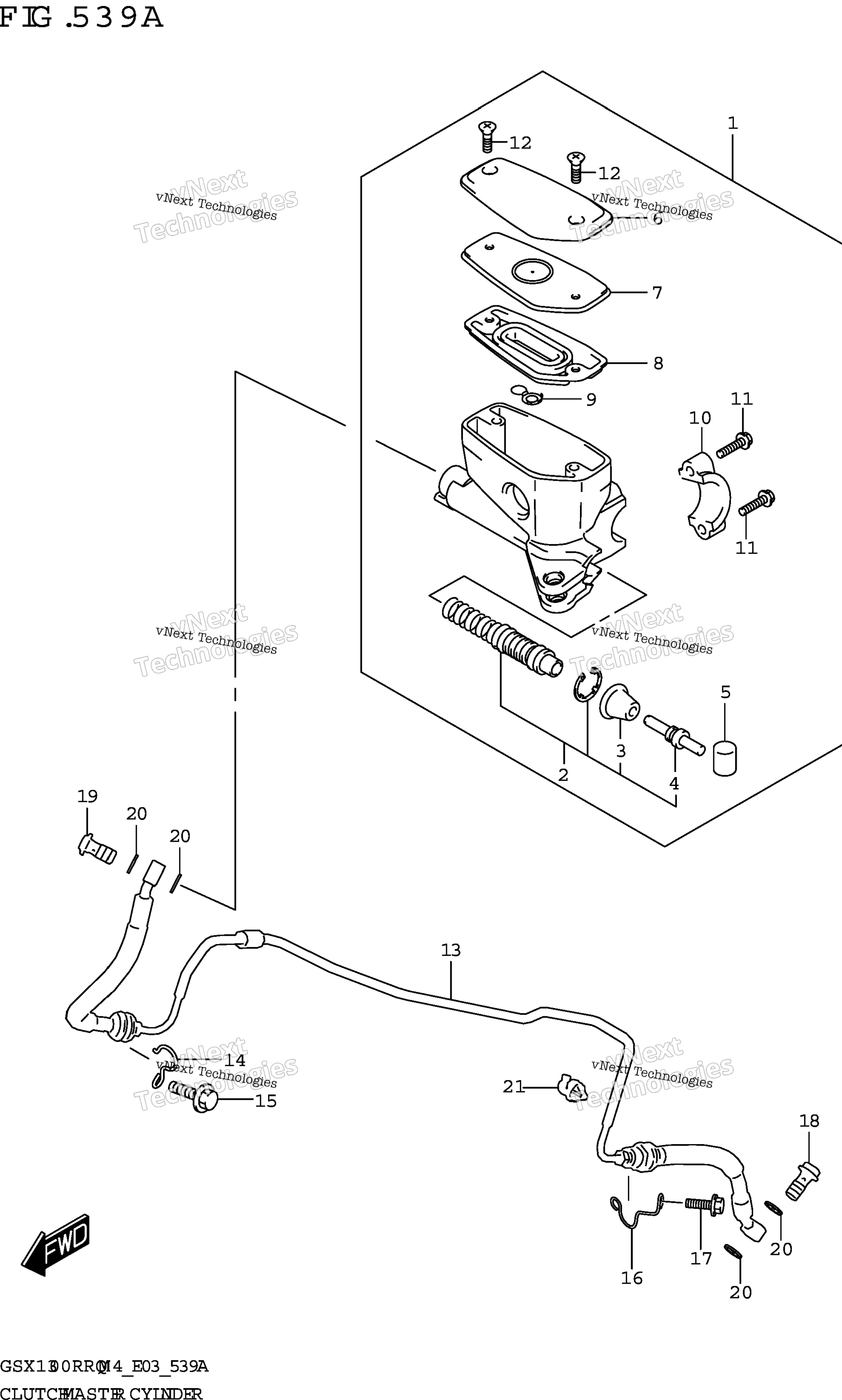 Сцепление MASTER CYLINDER