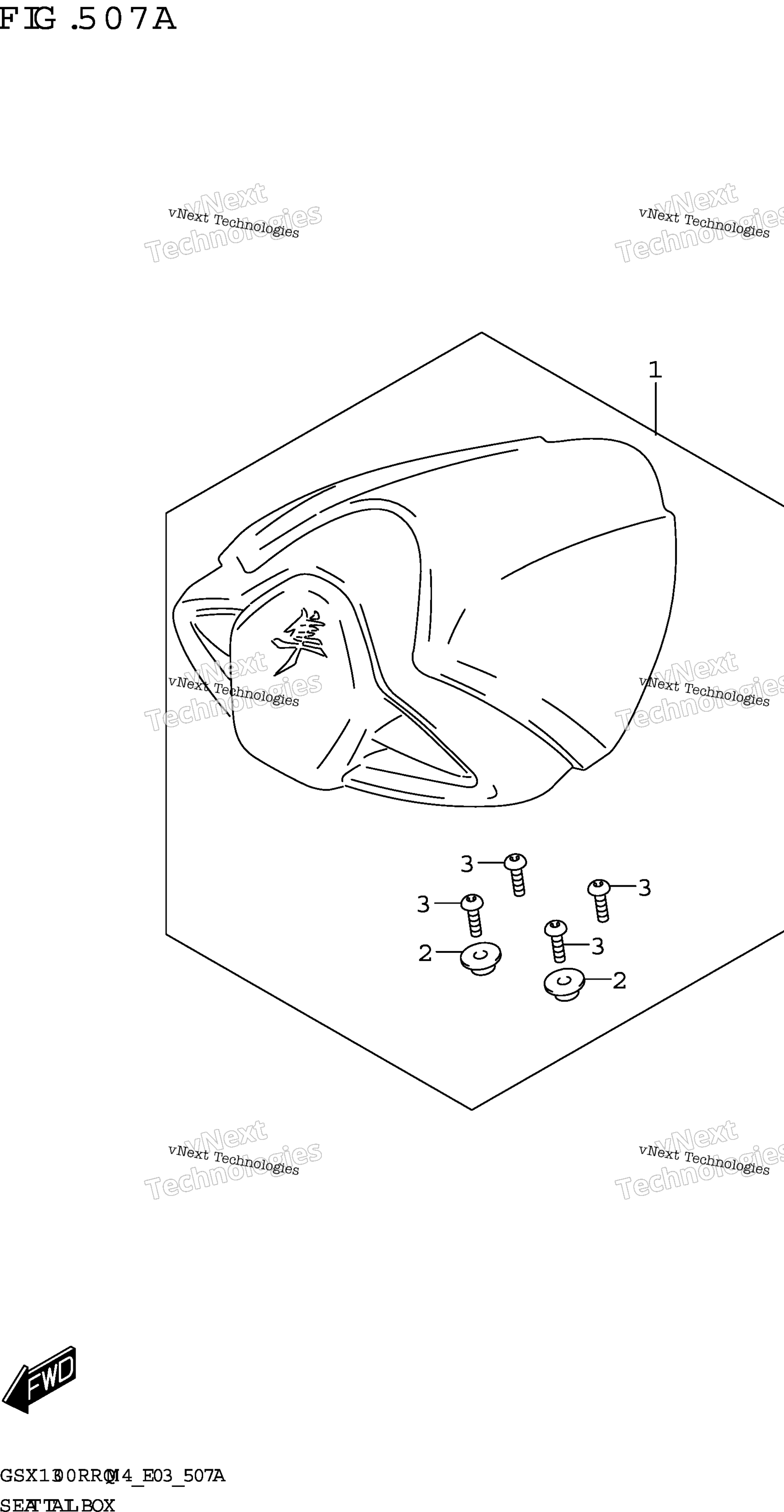 сиденье Tail Box