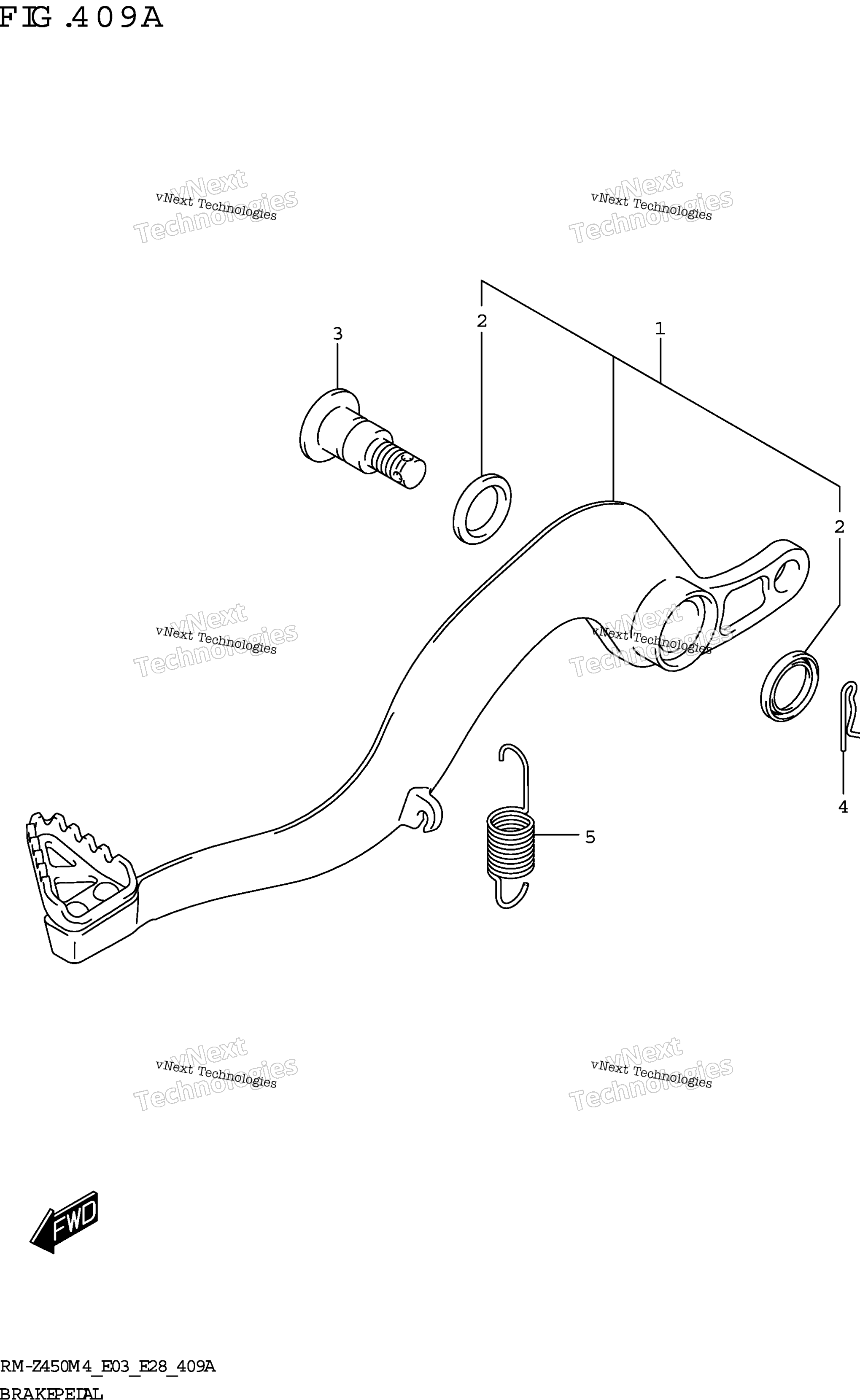Тормоз Pedal
