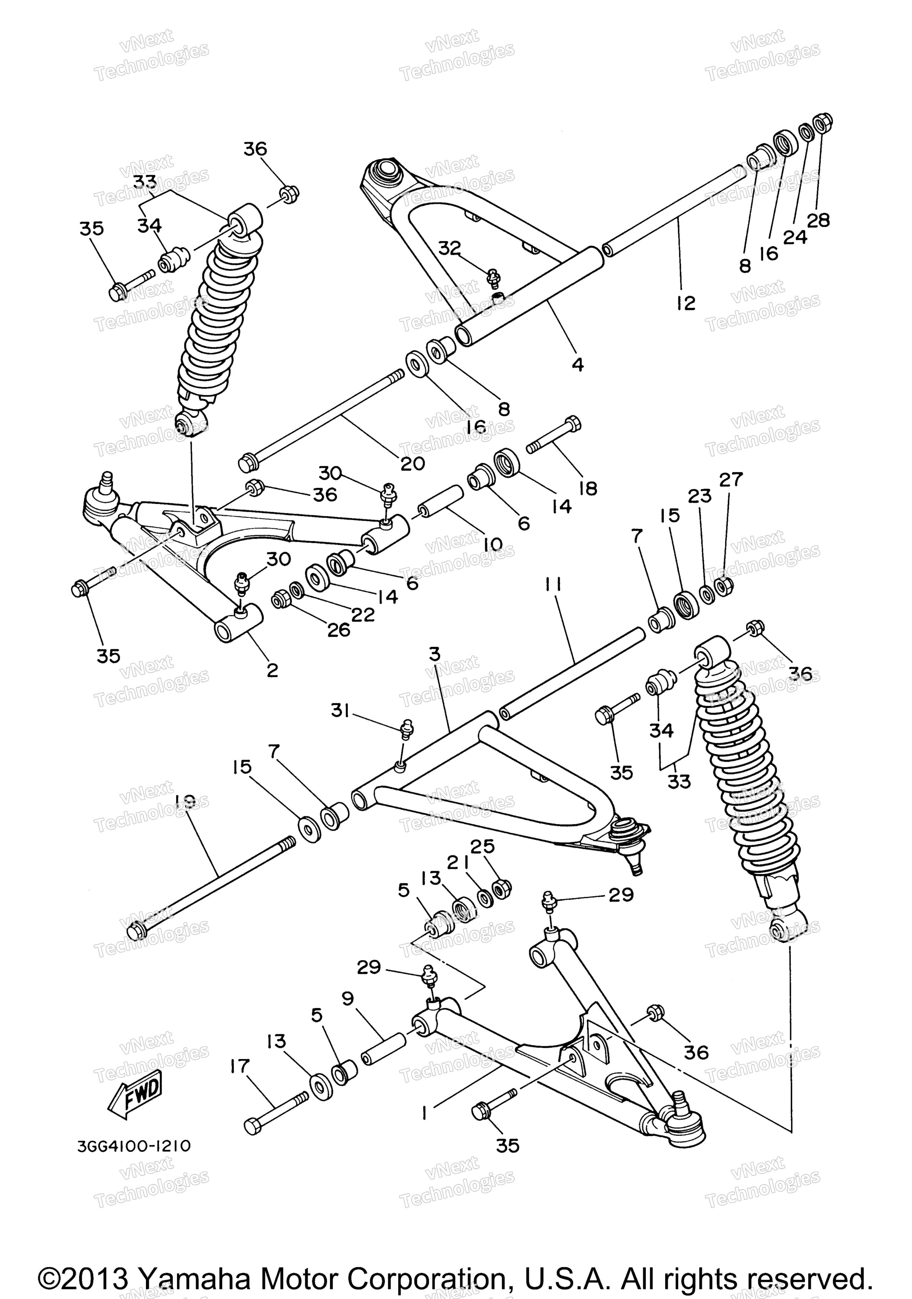 Передняя часть Suspension - Wheel