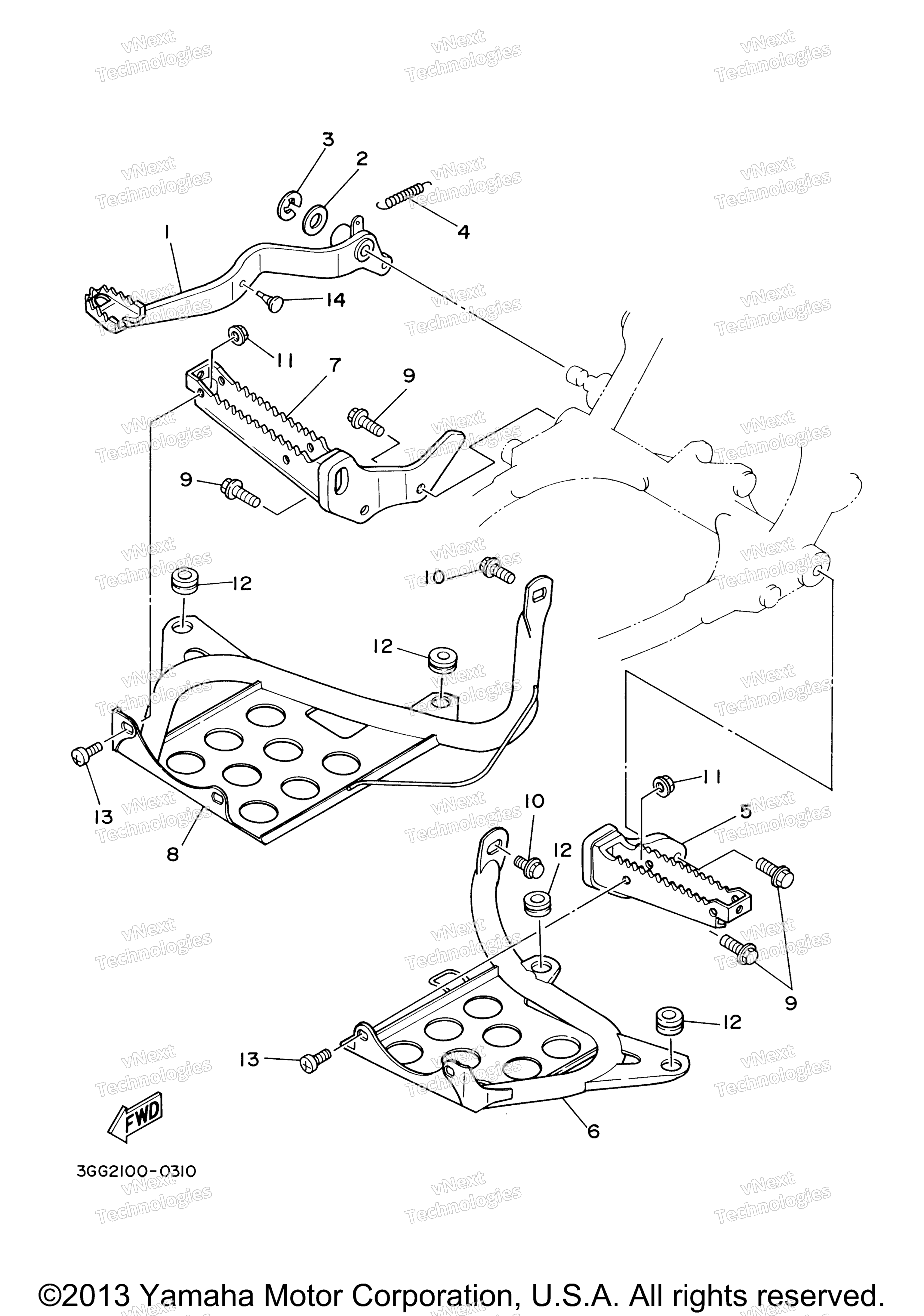 Подставка - Footrest