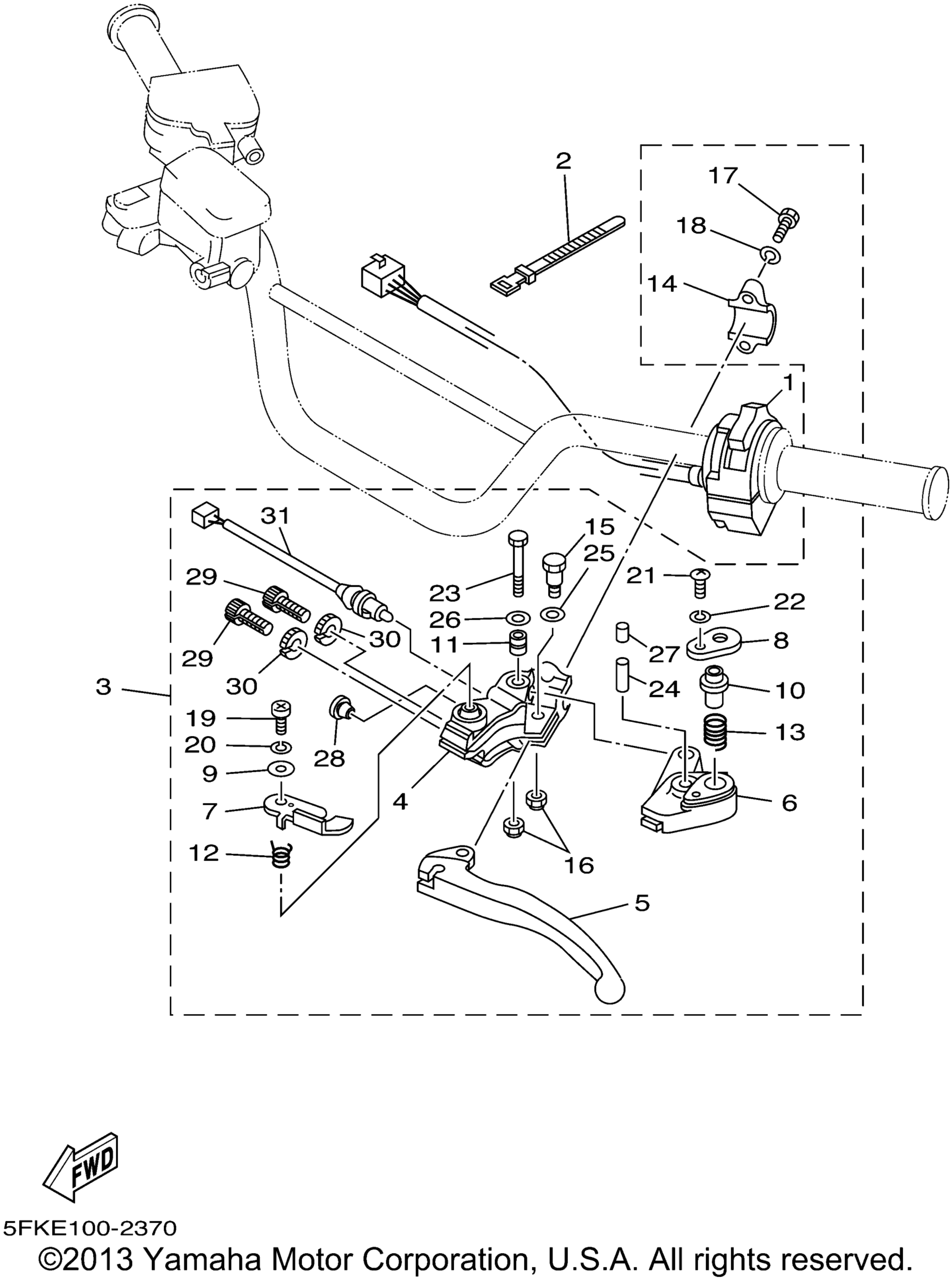HANDLE SWITCH. LEVER