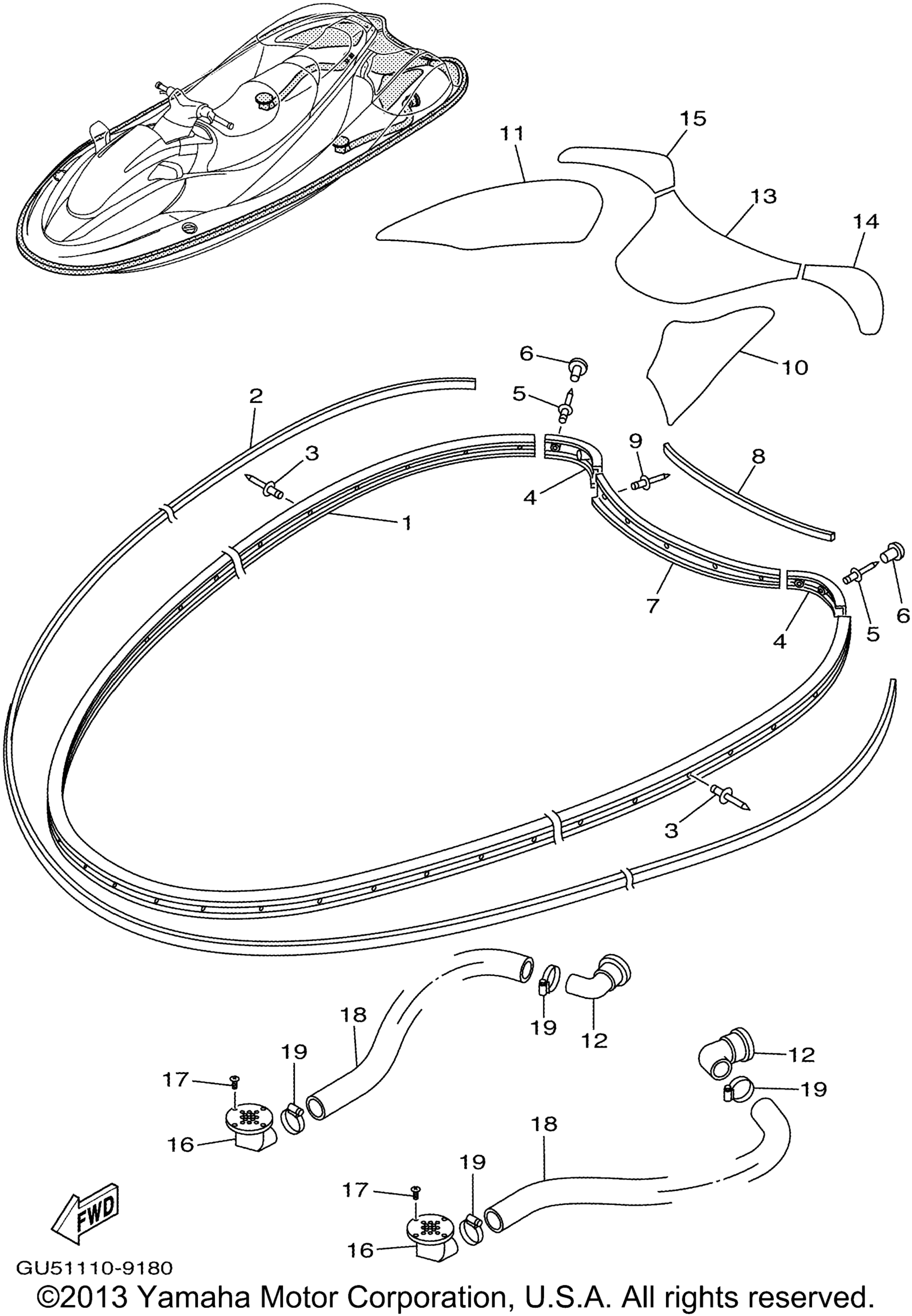 Gunwale Mat