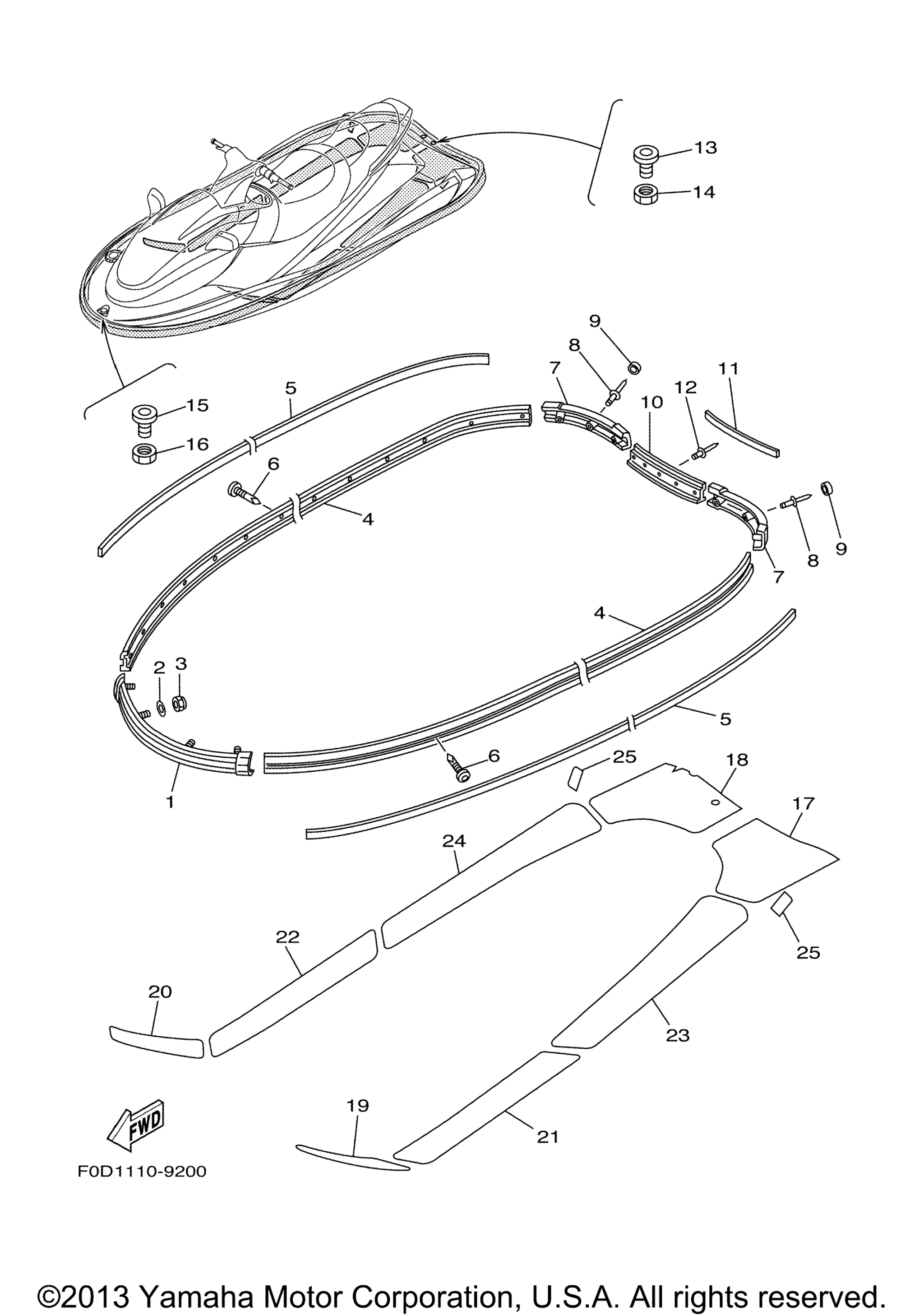 Gunwale Mat