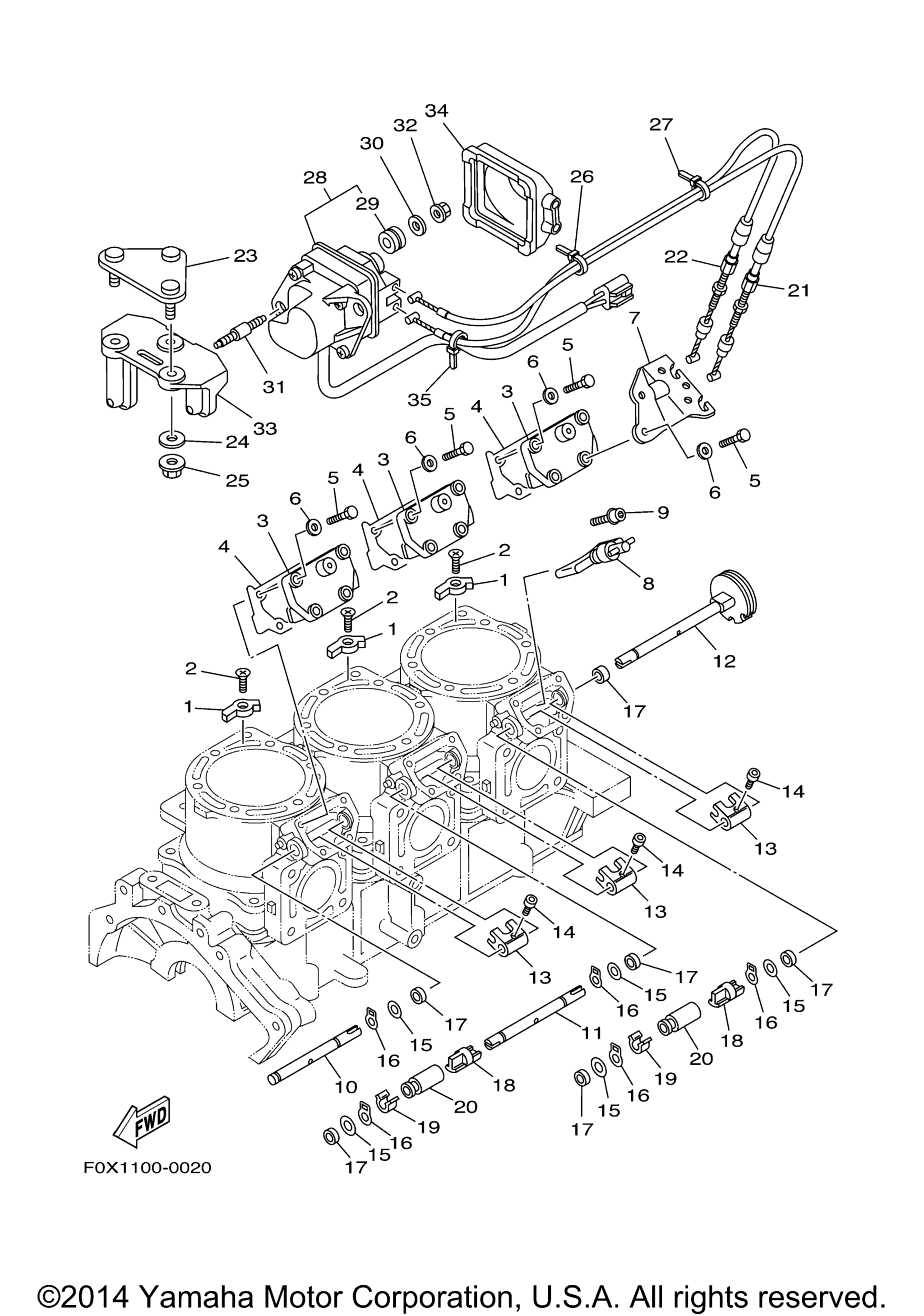 Цилиндр Crankcase 2
