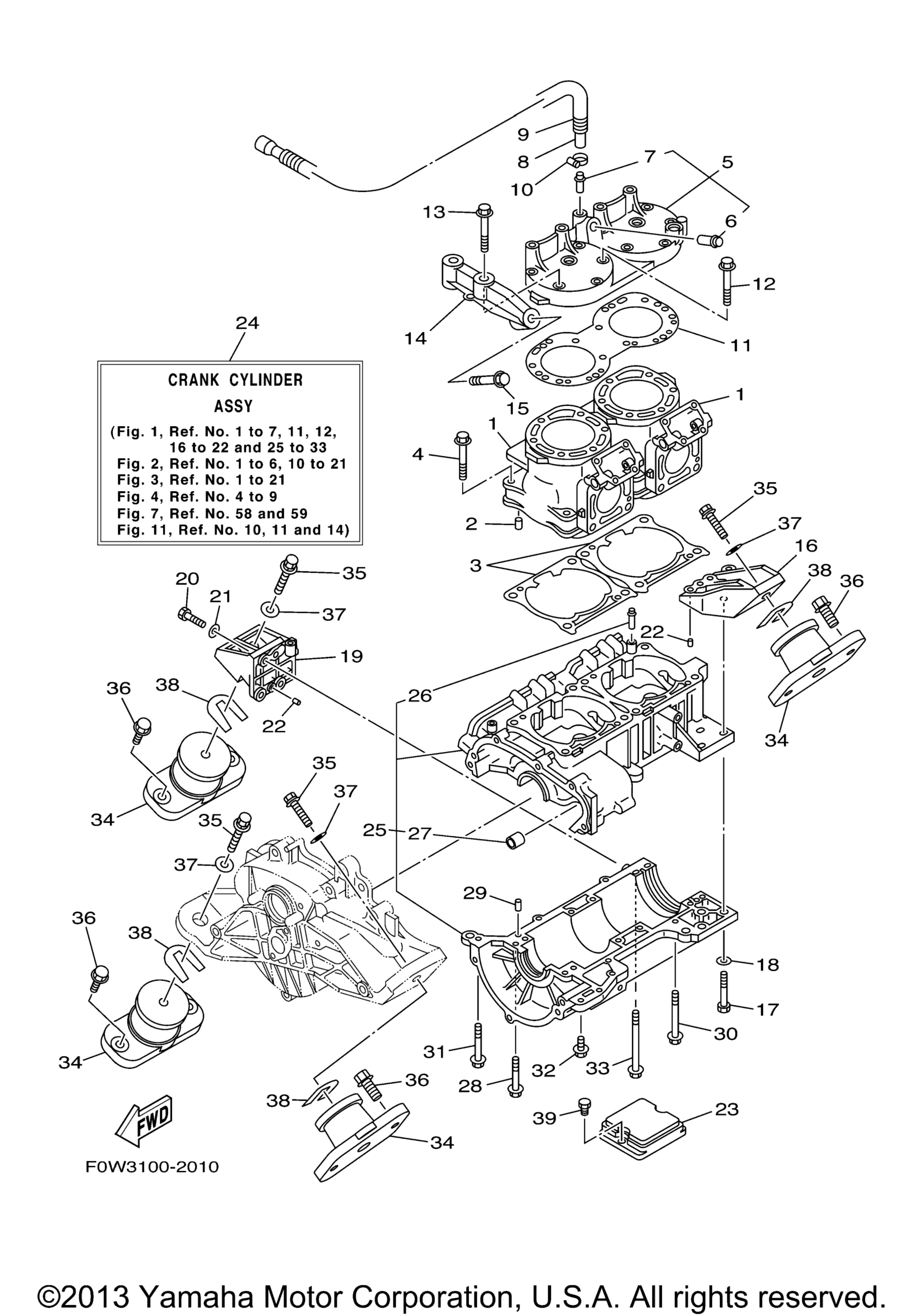 Cylinder Crankcase 1