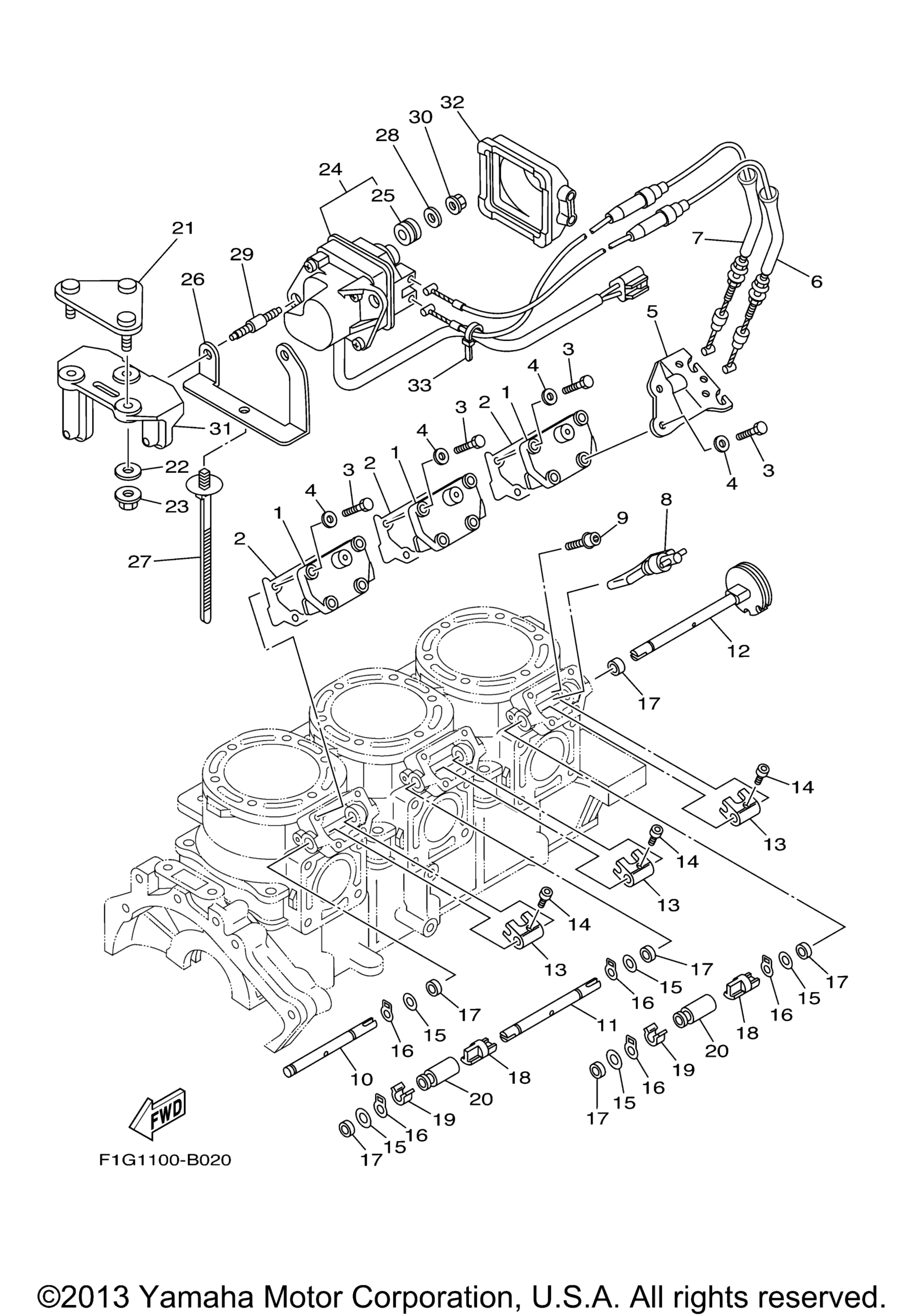 Цилиндр Crankcase 2