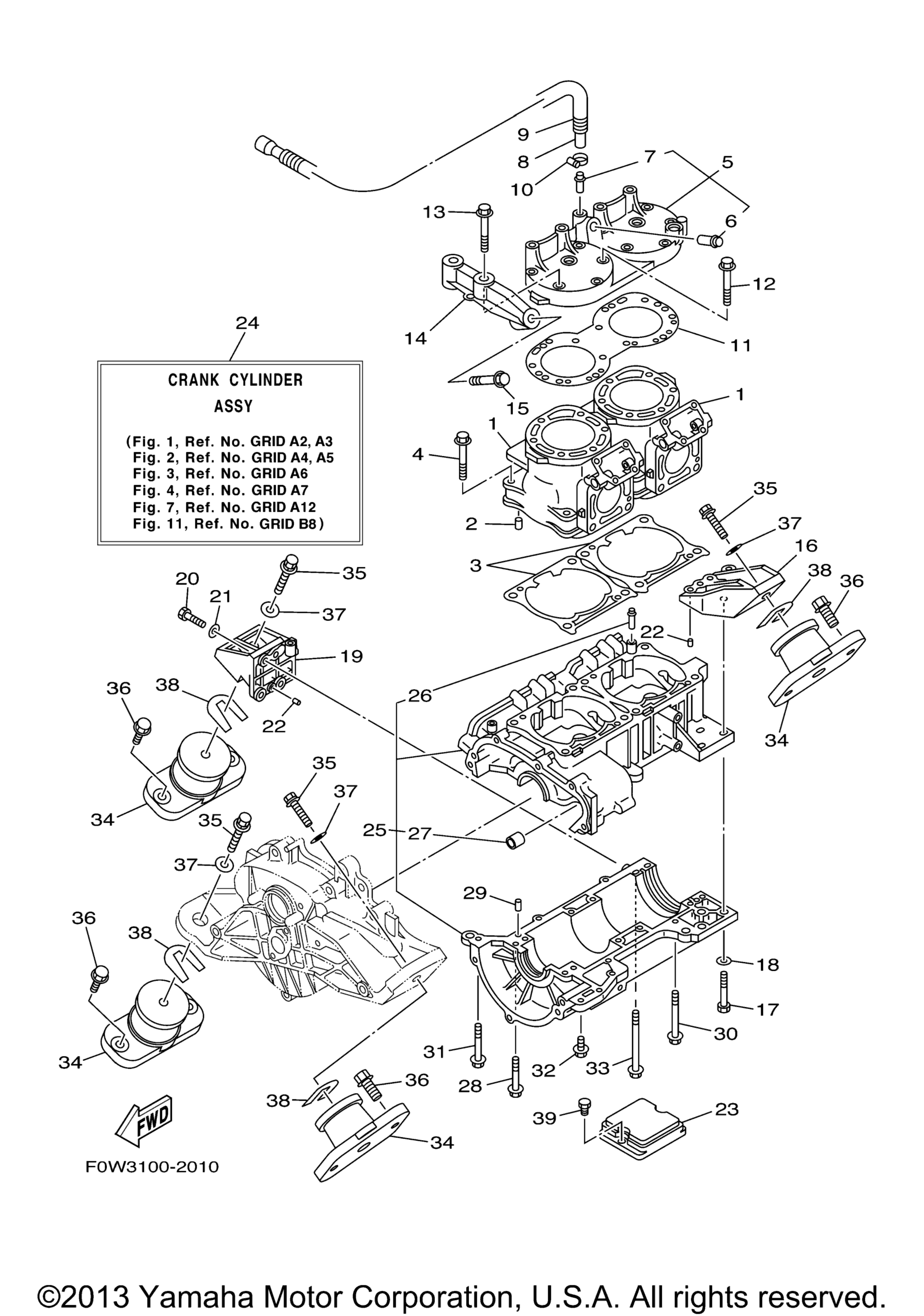 Cylinder Crankcase 1
