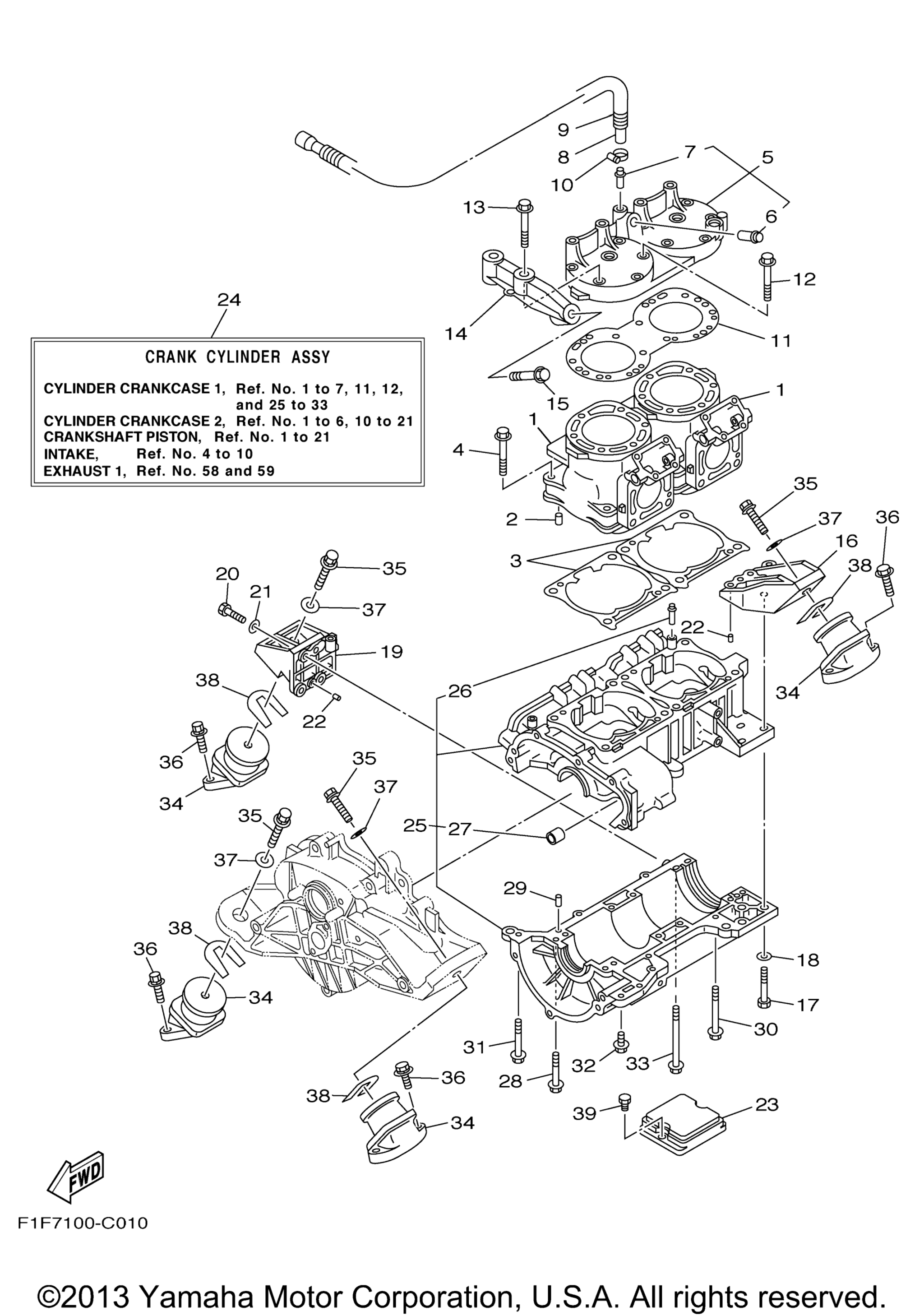 Cylinder Crankcase 1