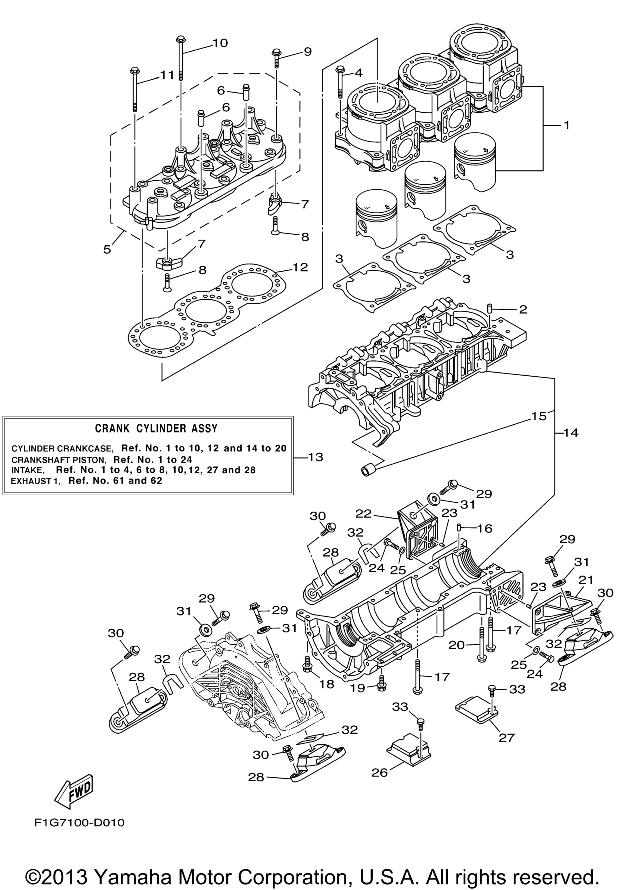 Цилиндр Crankcase 1