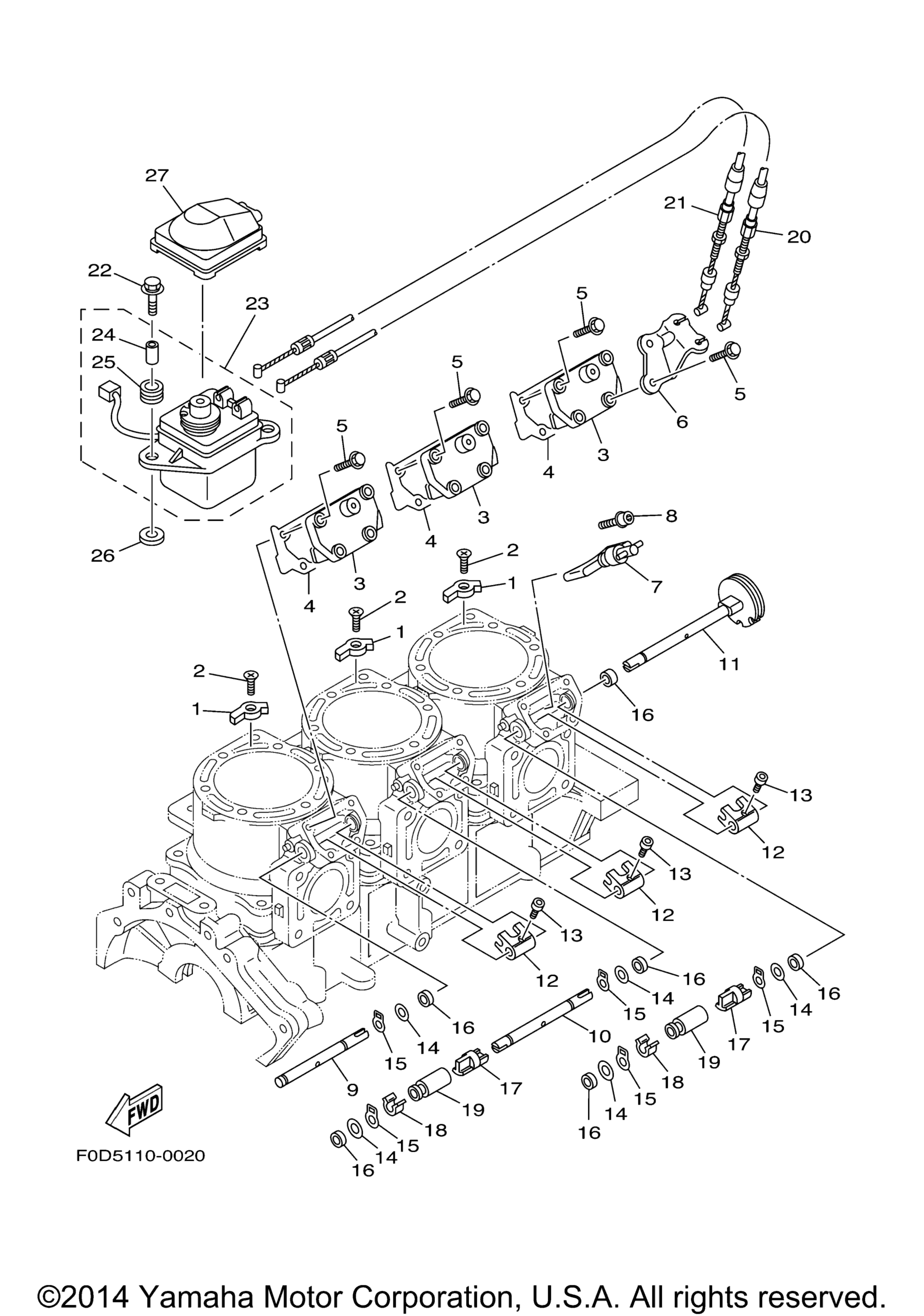 Цилиндр Crankcase 2