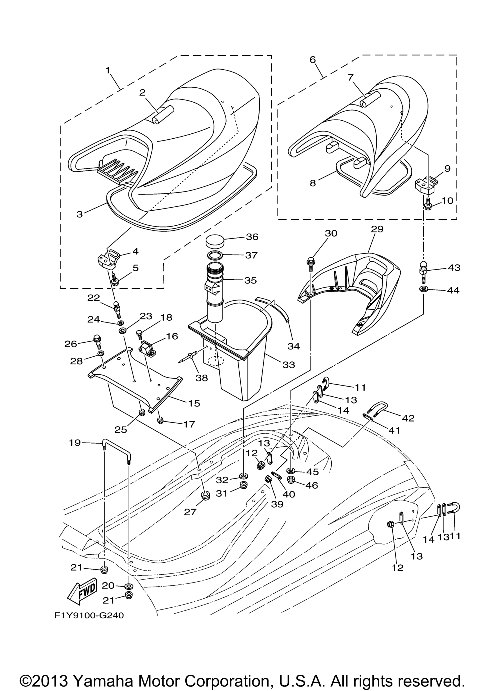 Сиденье Under Locker