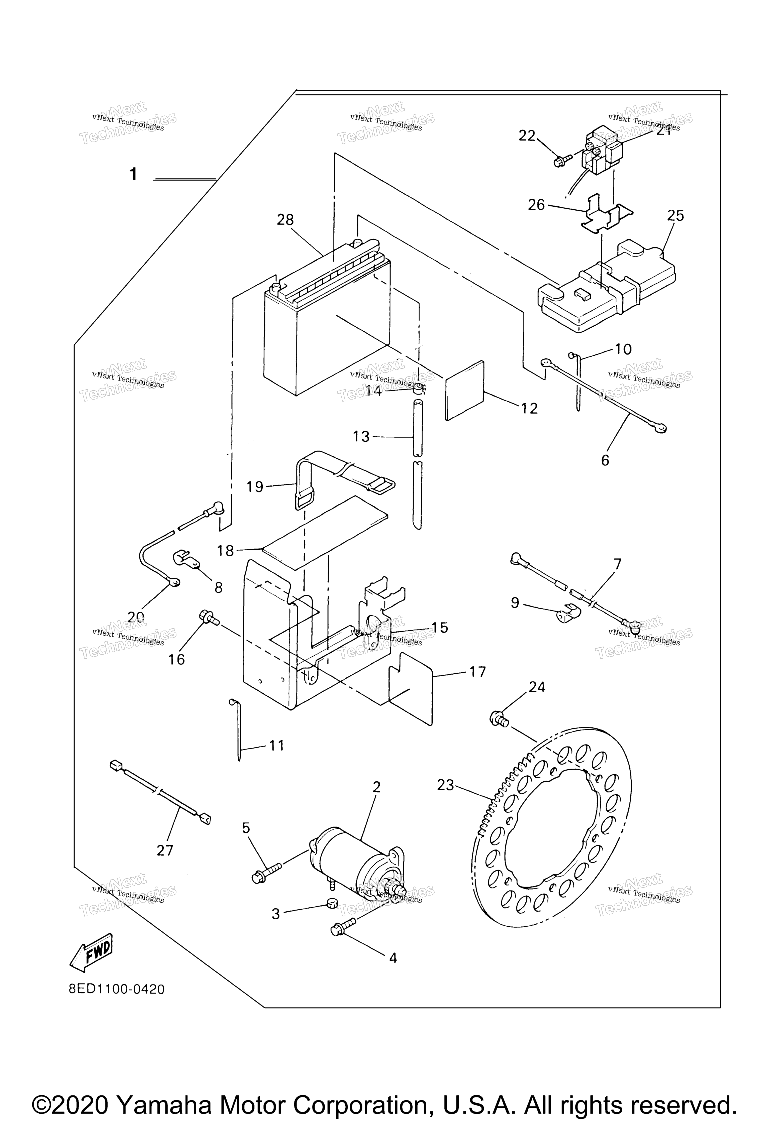 Альтернативные детали Starter Motor Kit