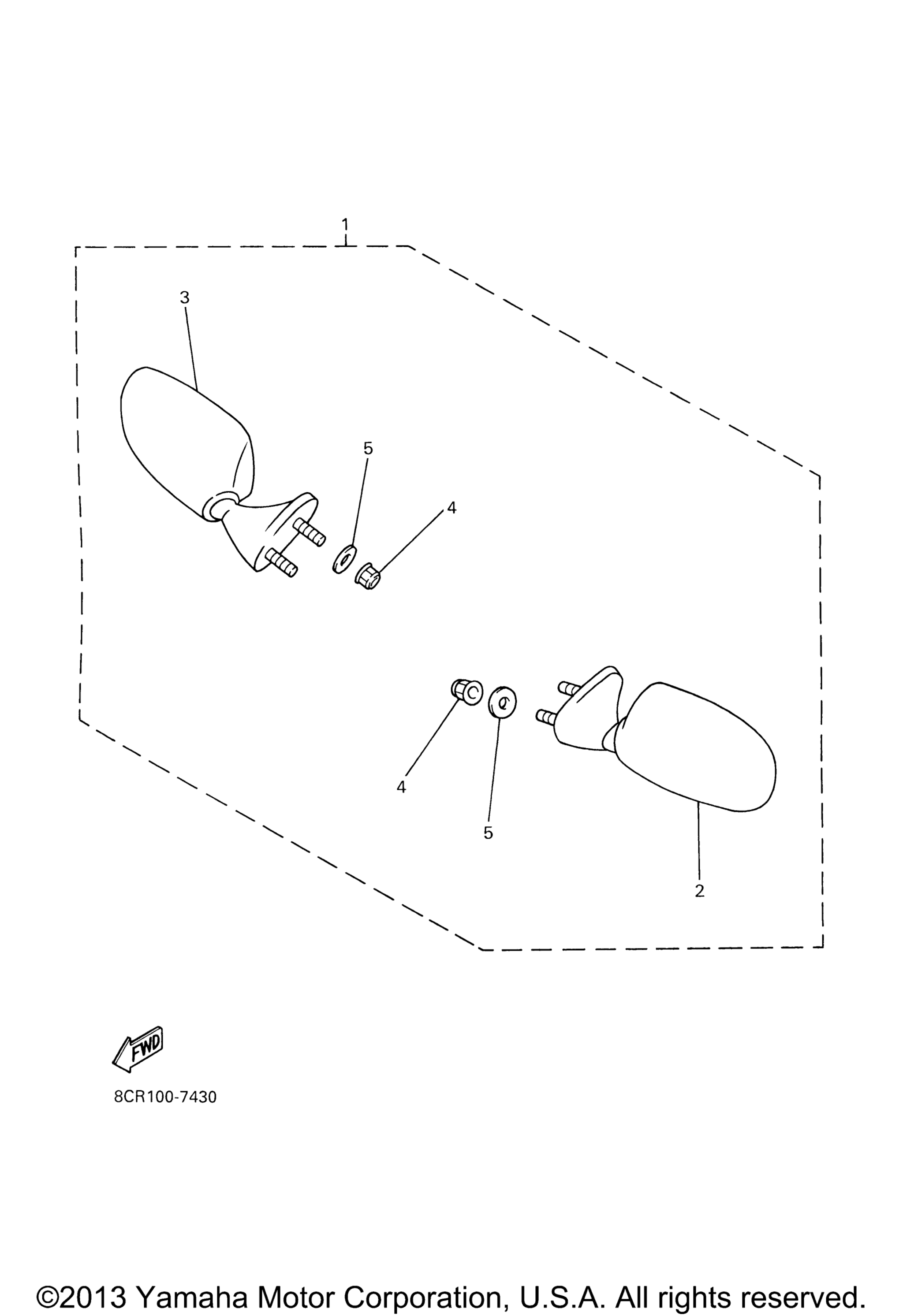 Задняя часть View Mirror