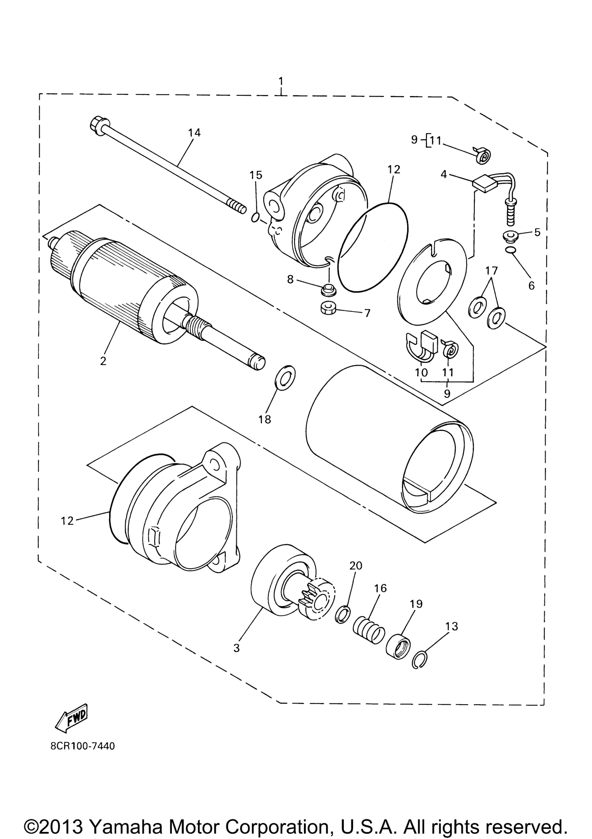 Альтернативные детали Starting Motor