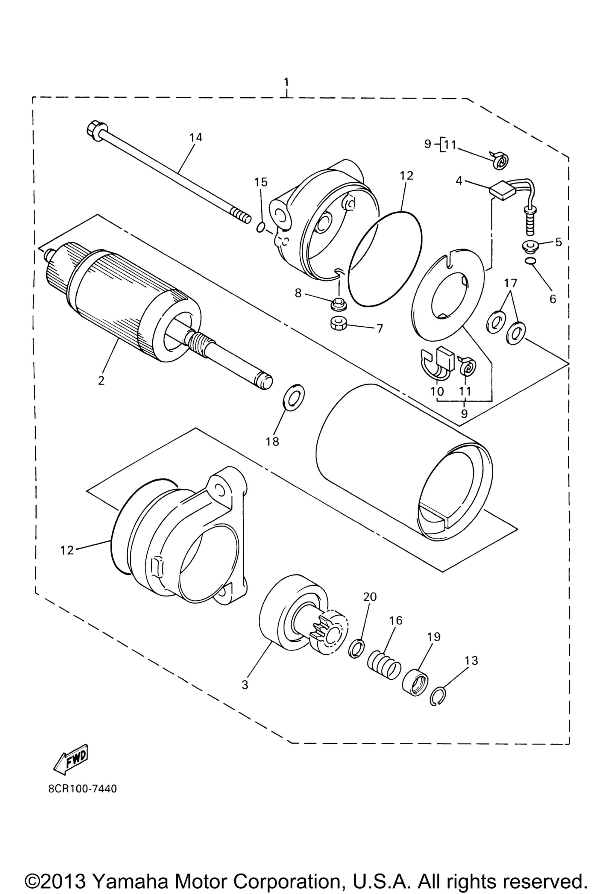 Альтернативные детали Starter Motor