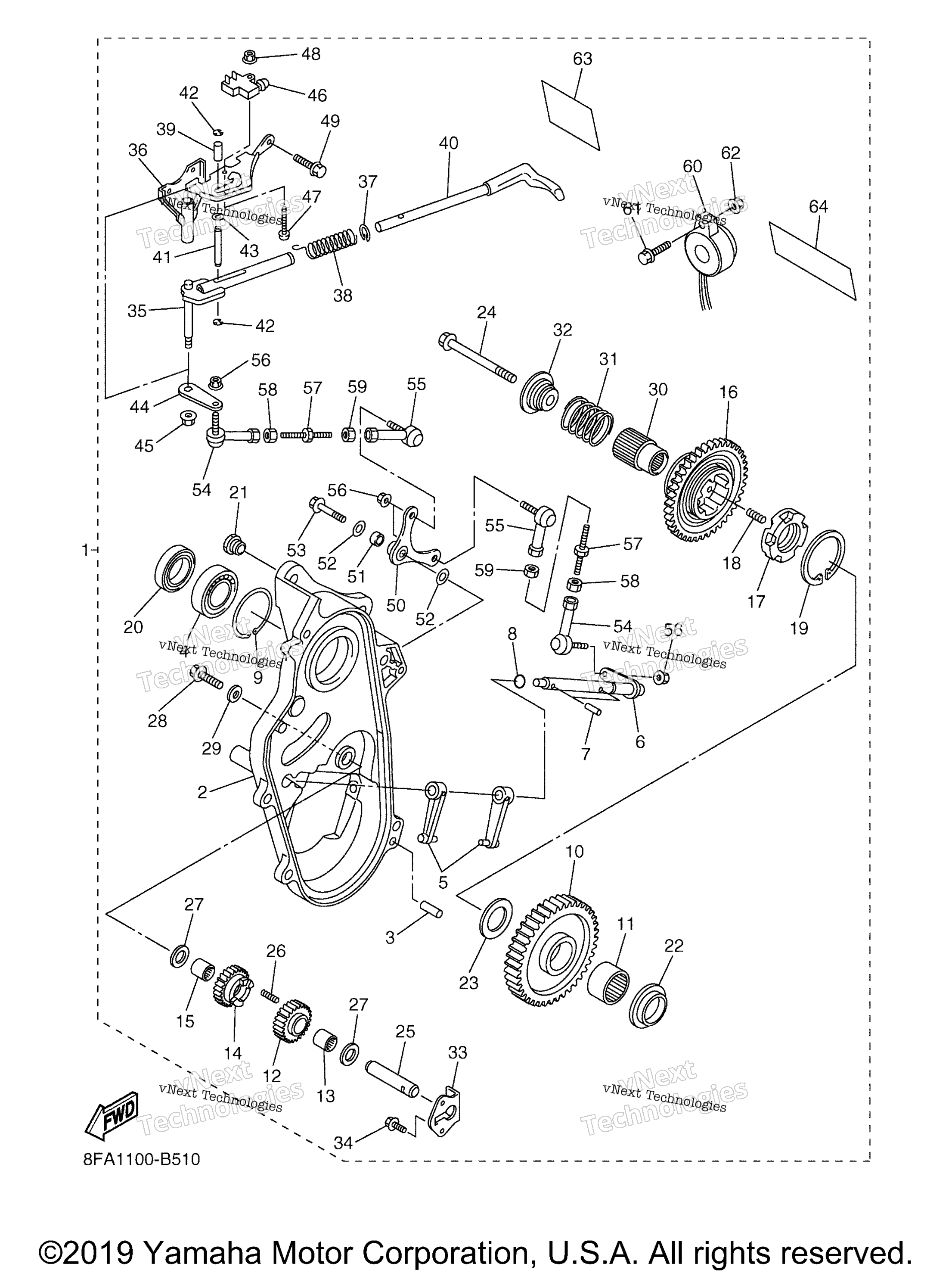 Альтернативные детали Reverse Gear Kit