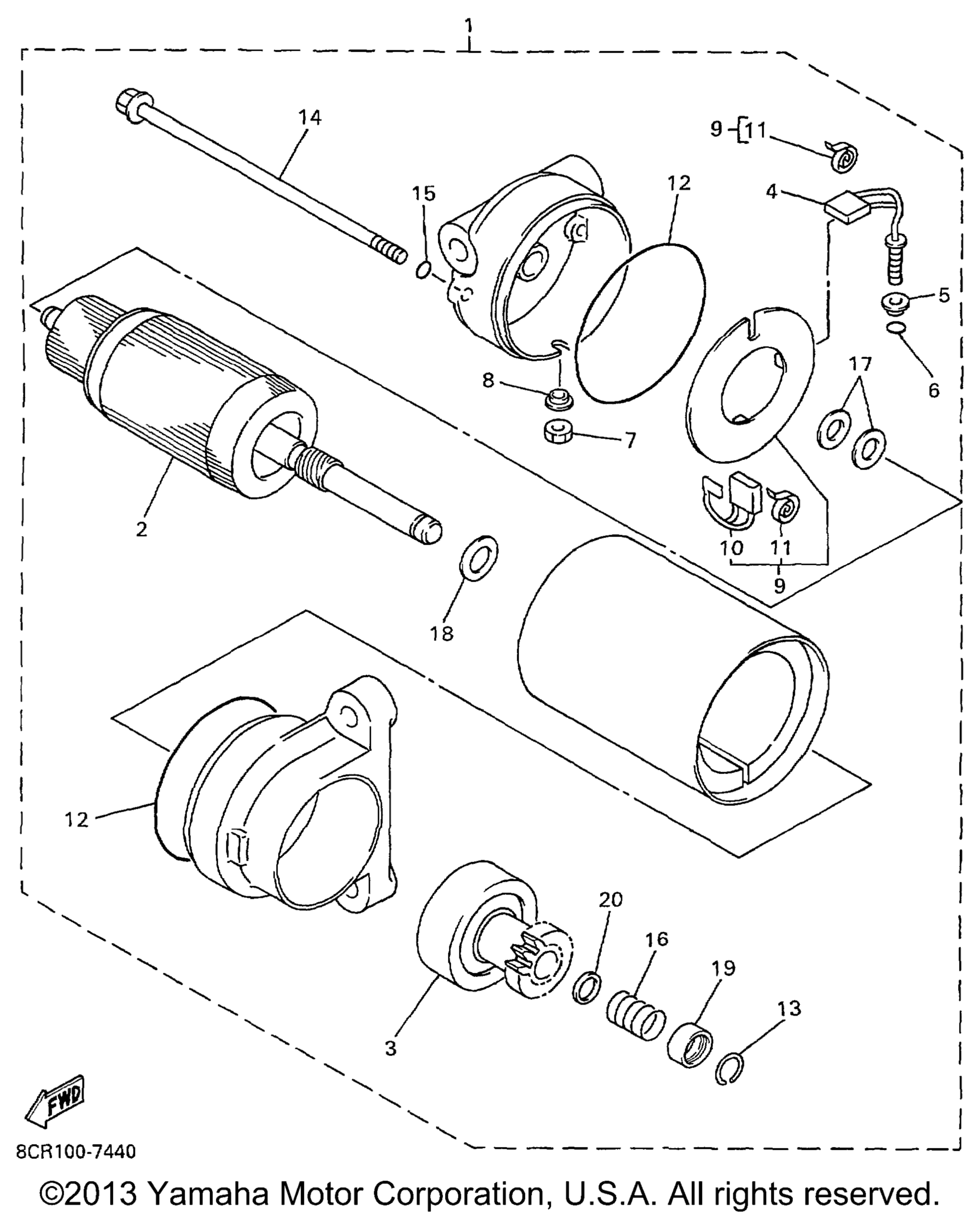 Альтернативные детали Starter Motor