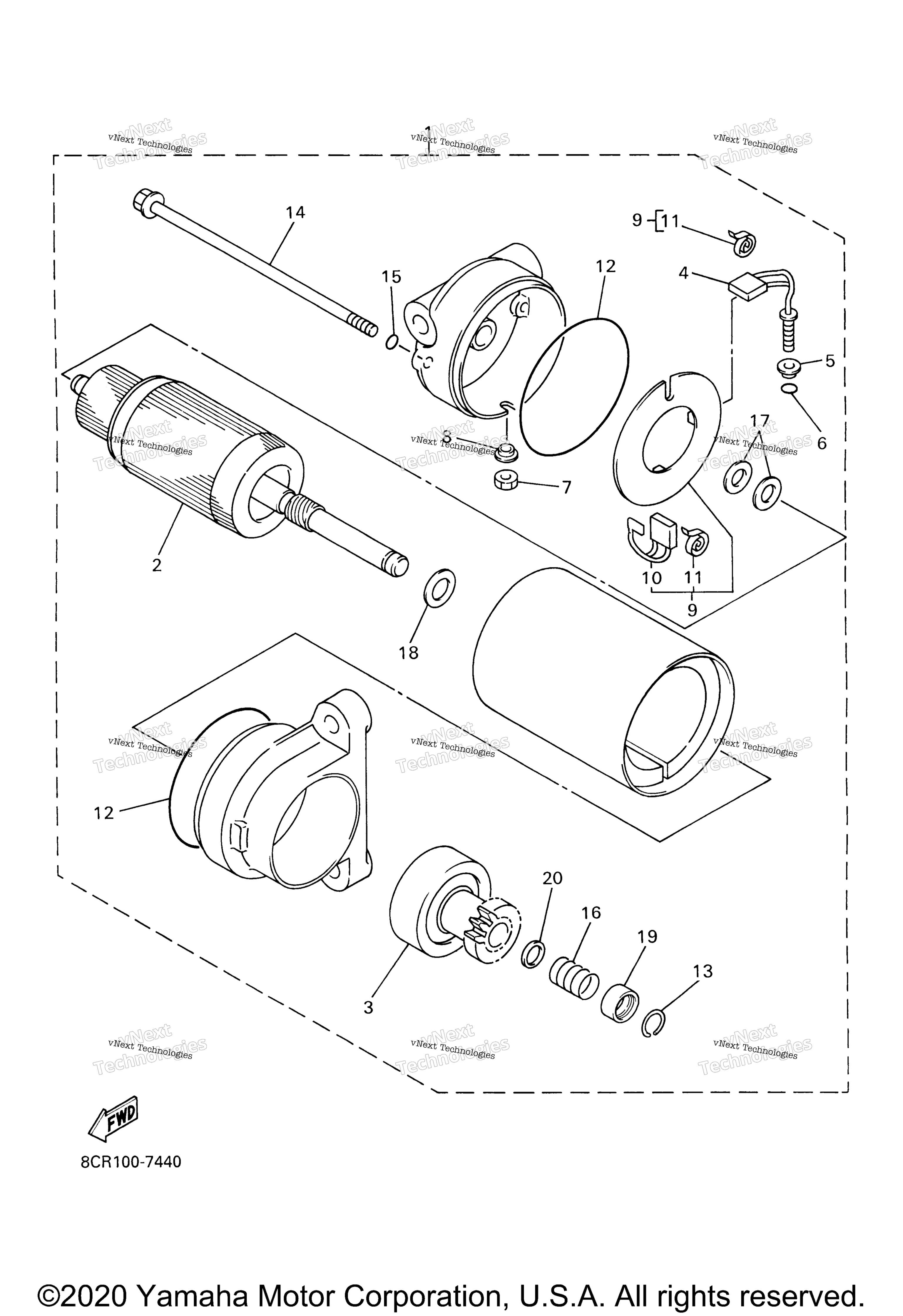 Альтернативные детали Starter Motor