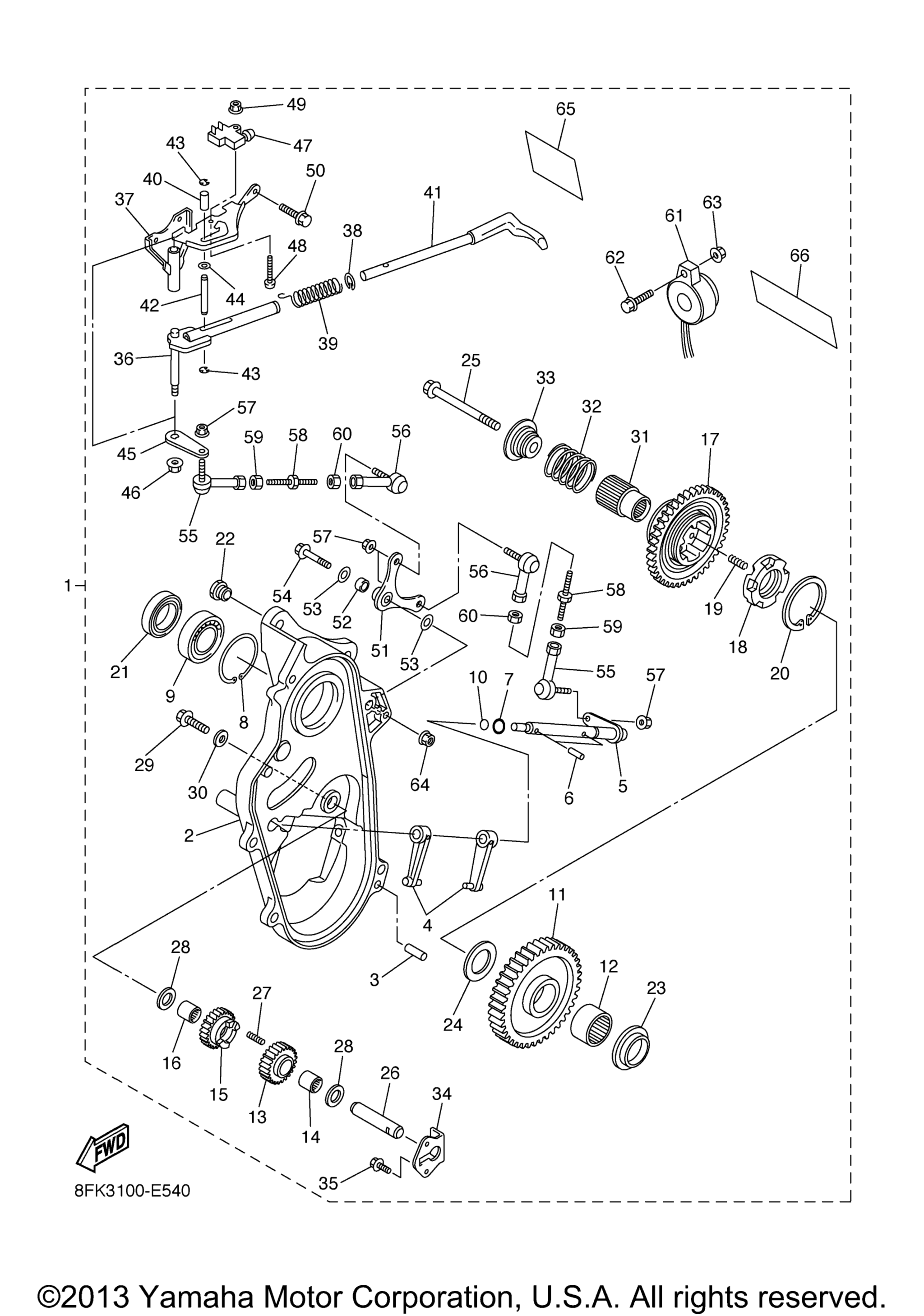 Альтернативные детали Reverse Gear Kit
