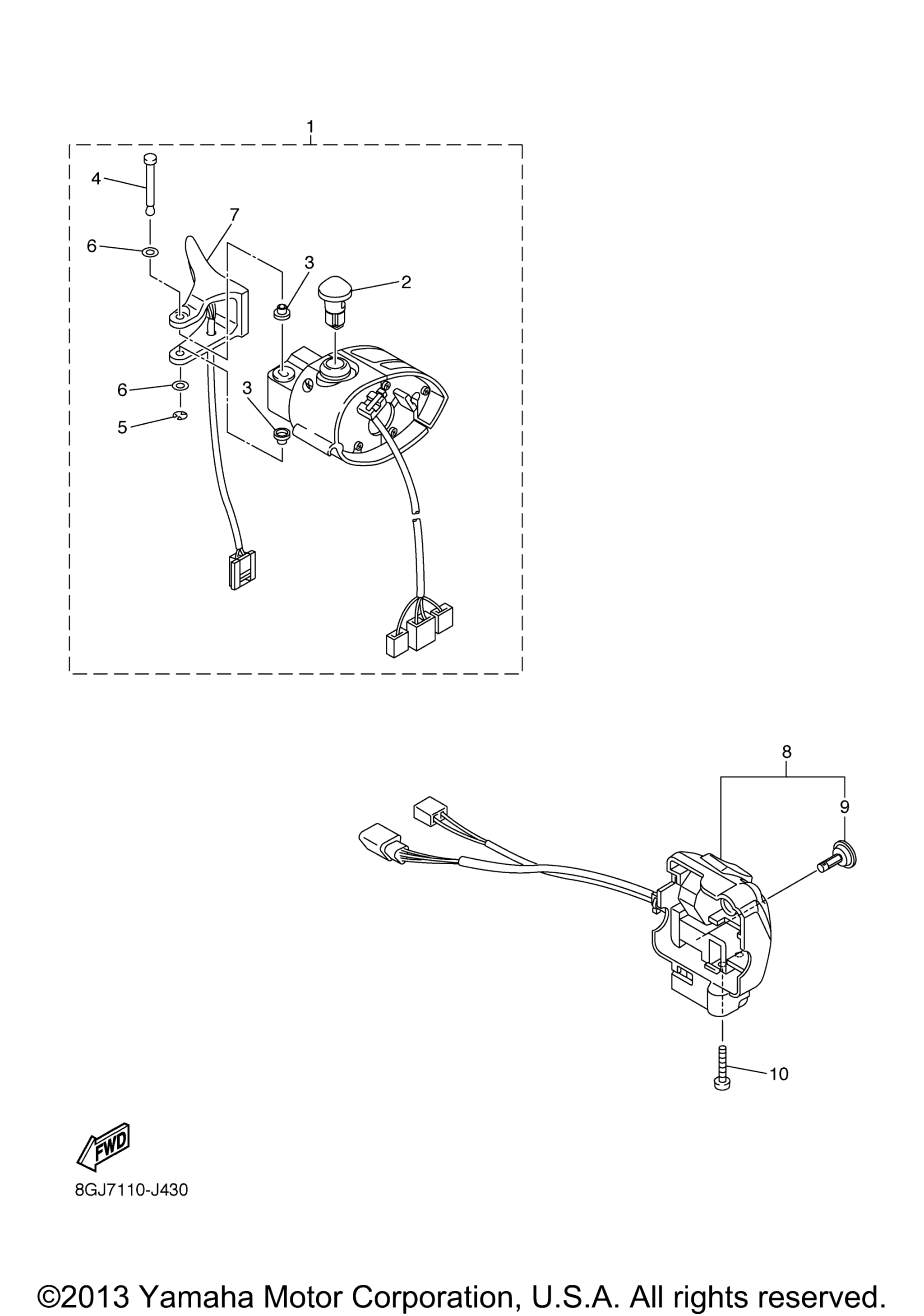 Рычаги управления и переключатели