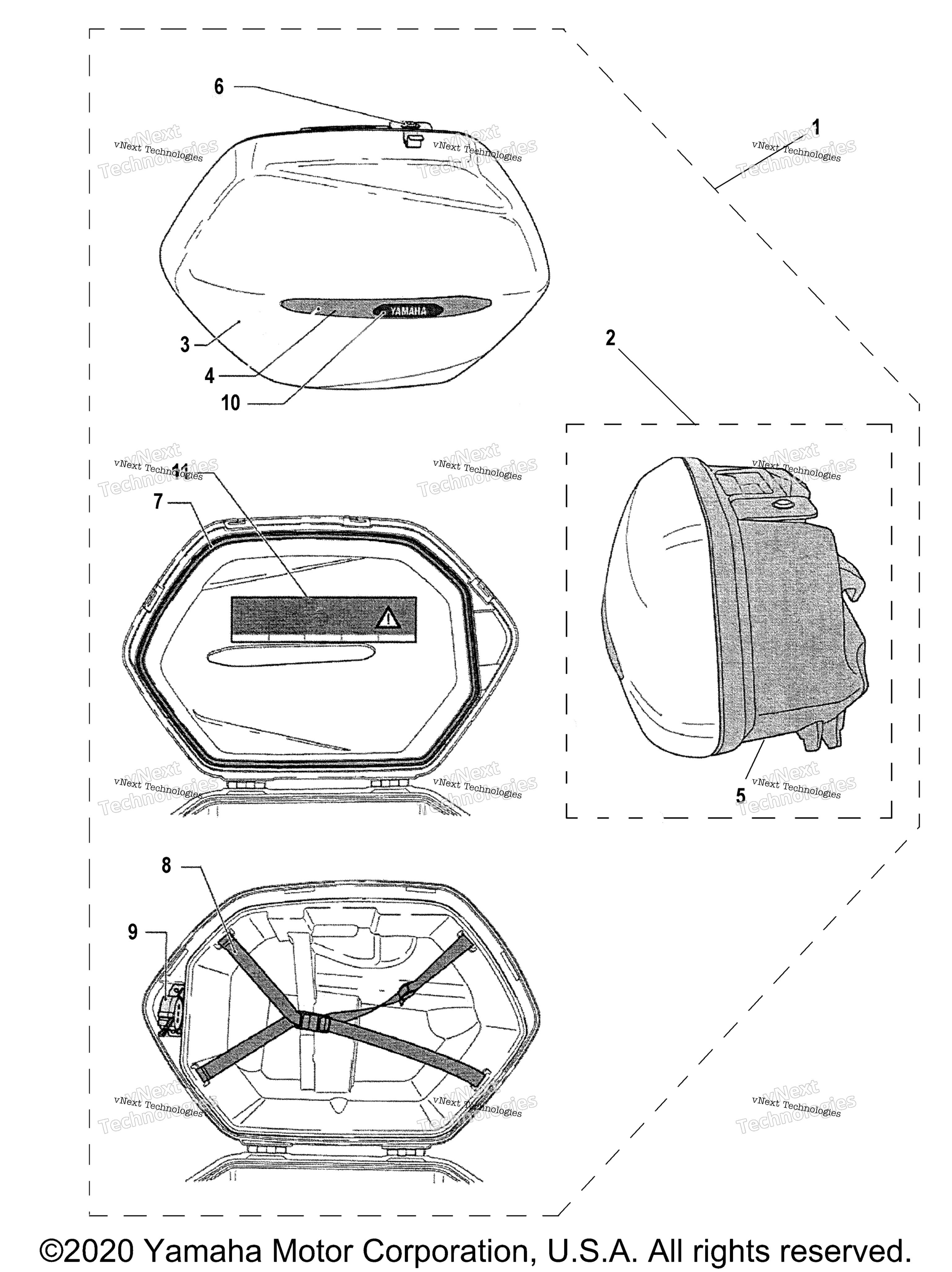 Опциональное оборудование Saddlebags