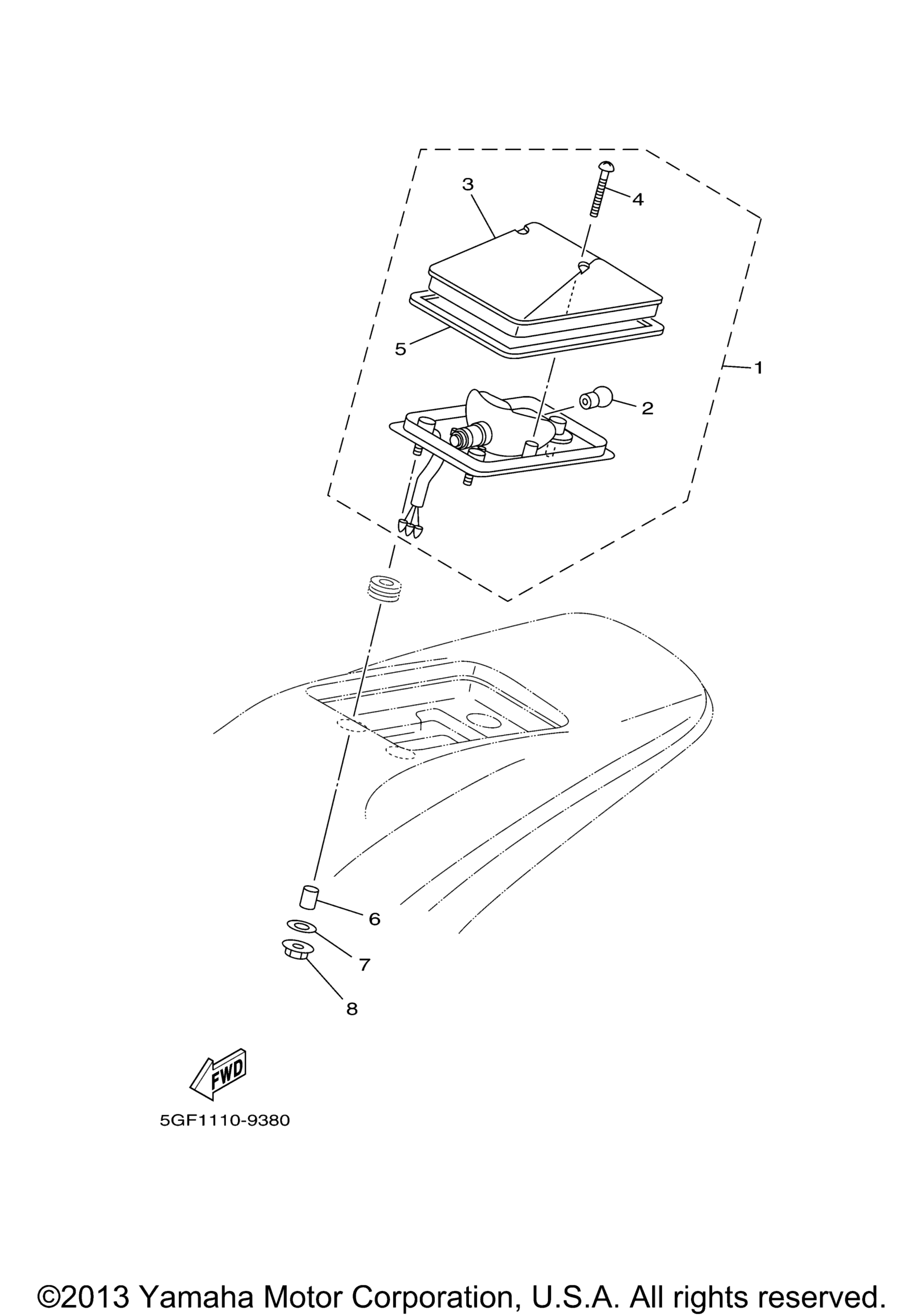 Задний фонарь
