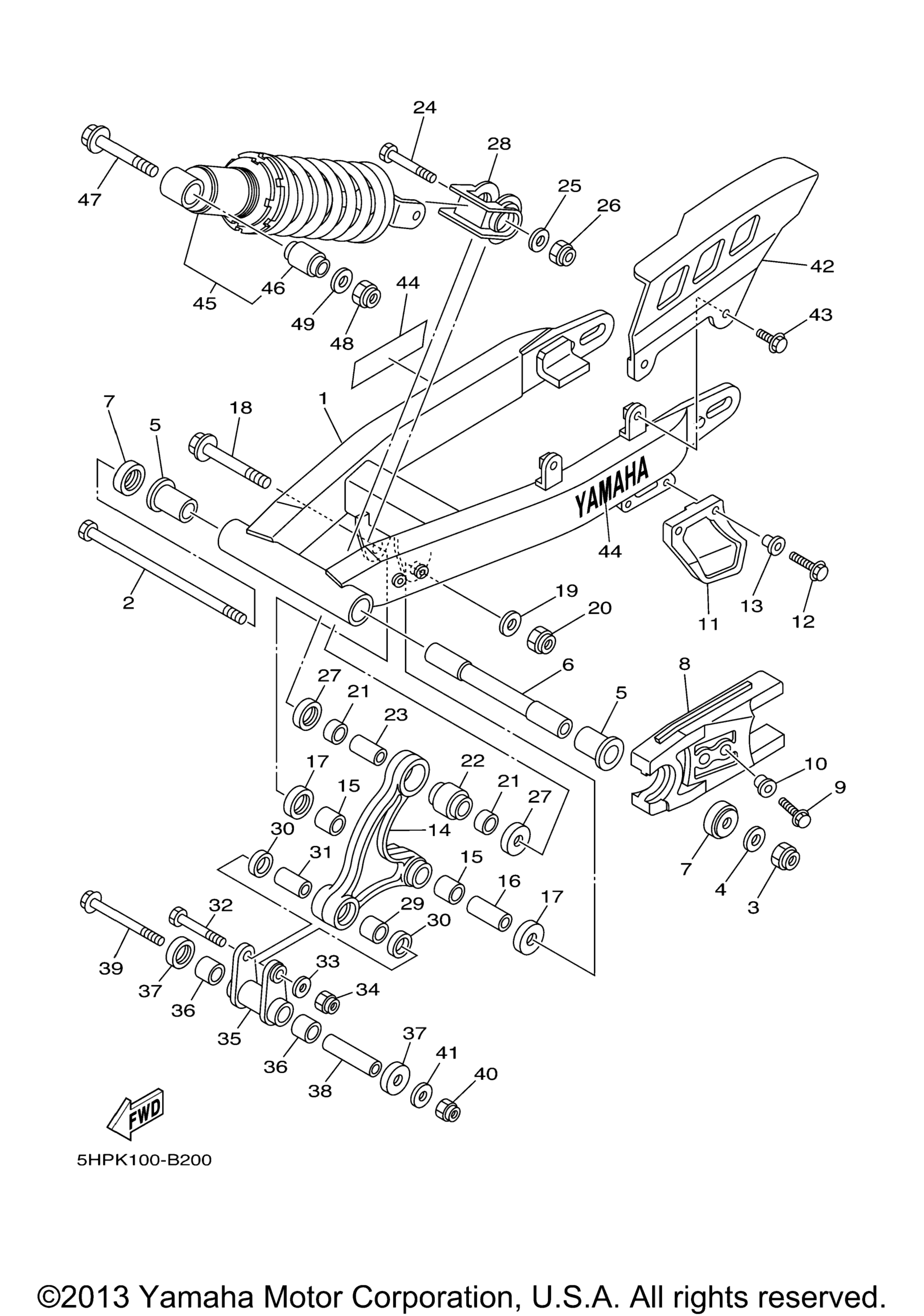 Задняя часть Arm Suspension Et